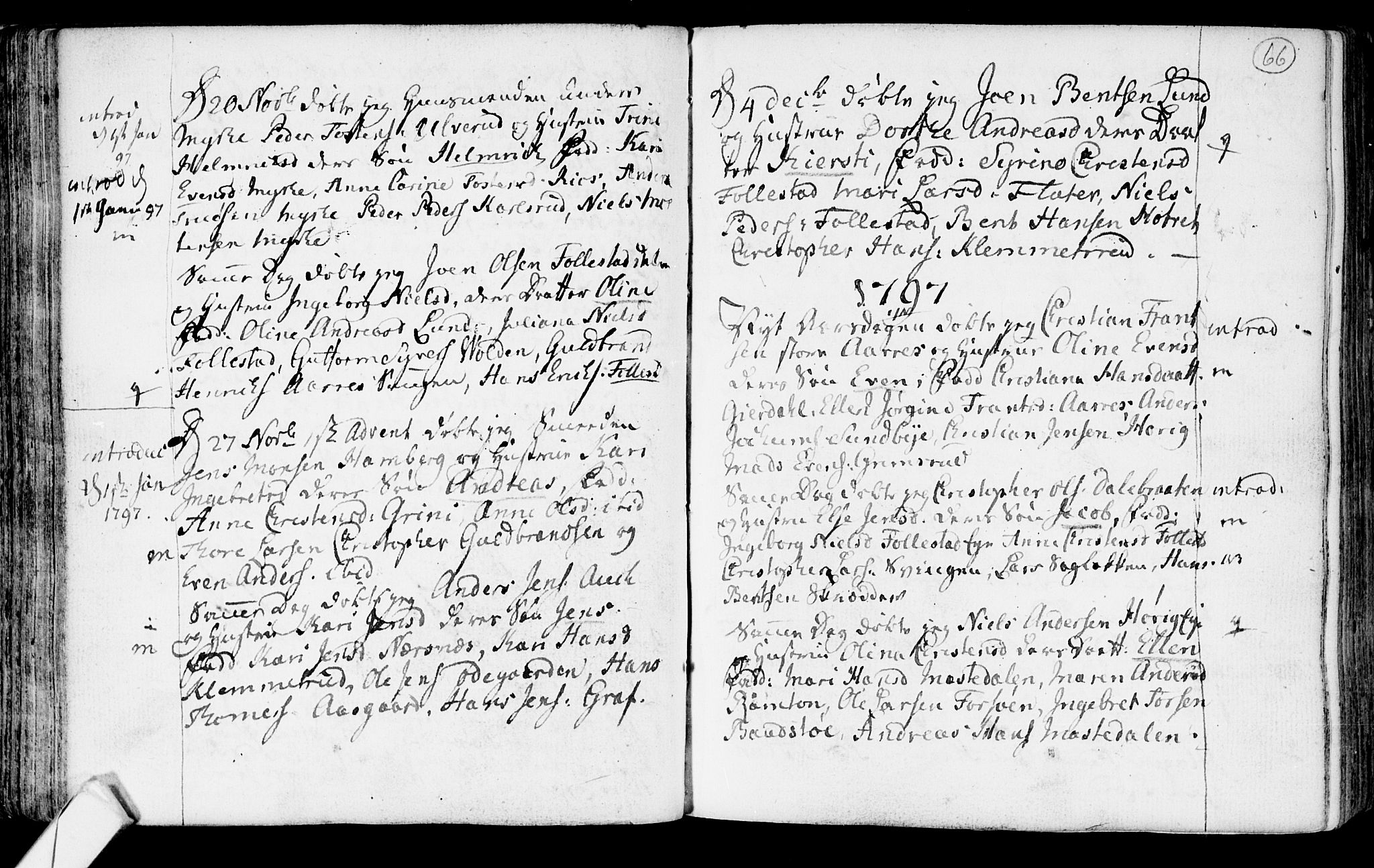 Røyken kirkebøker, AV/SAKO-A-241/F/Fa/L0003: Parish register (official) no. 3, 1782-1813, p. 66