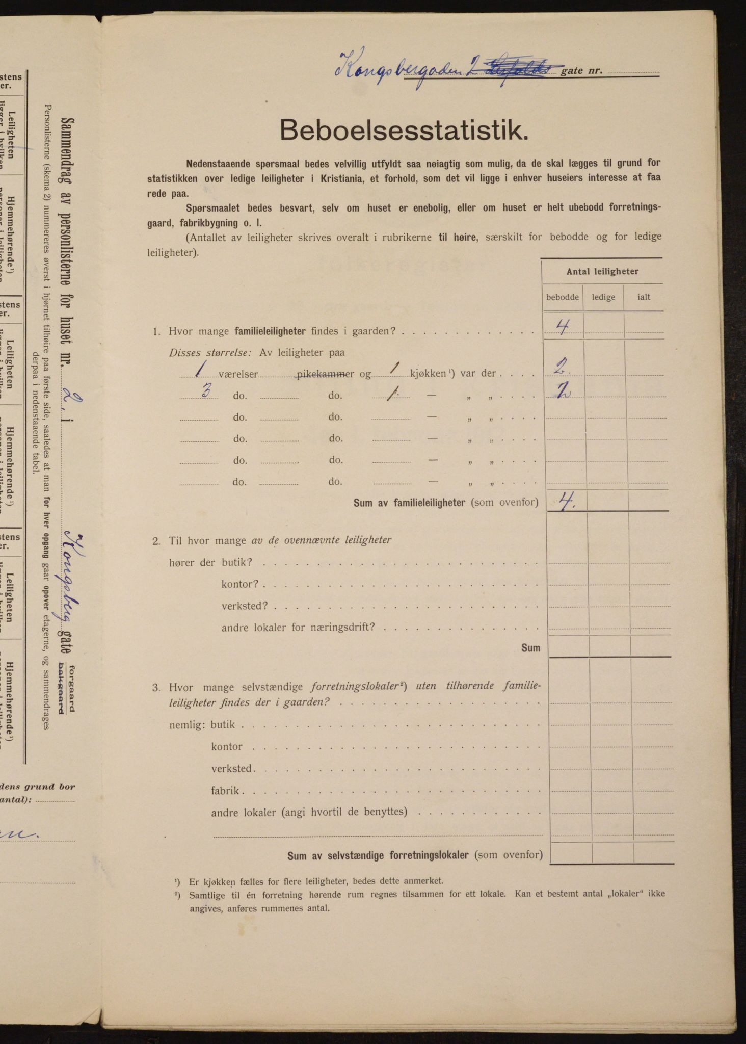 OBA, Municipal Census 1912 for Kristiania, 1912, p. 52920