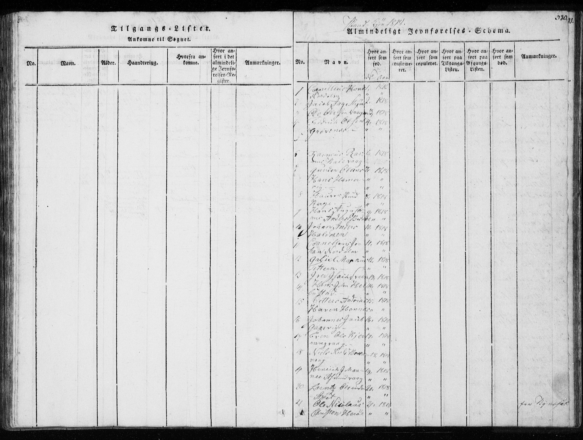 Ministerialprotokoller, klokkerbøker og fødselsregistre - Sør-Trøndelag, SAT/A-1456/634/L0527: Parish register (official) no. 634A03, 1818-1826, p. 320