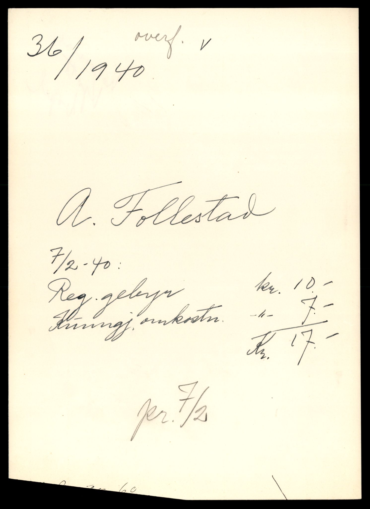 Oslo byfogd, Handelsregisteret, SAT/A-10867/G/Gc/Gca/L0011: Ikke konverterte foretak, Afo-Age, 1890-1990, p. 1