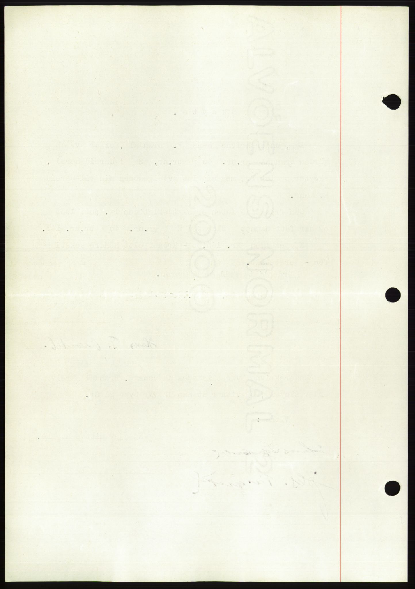 Søre Sunnmøre sorenskriveri, AV/SAT-A-4122/1/2/2C/L0099: Mortgage book no. 25A, 1954-1954, Diary no: : 3058/1954
