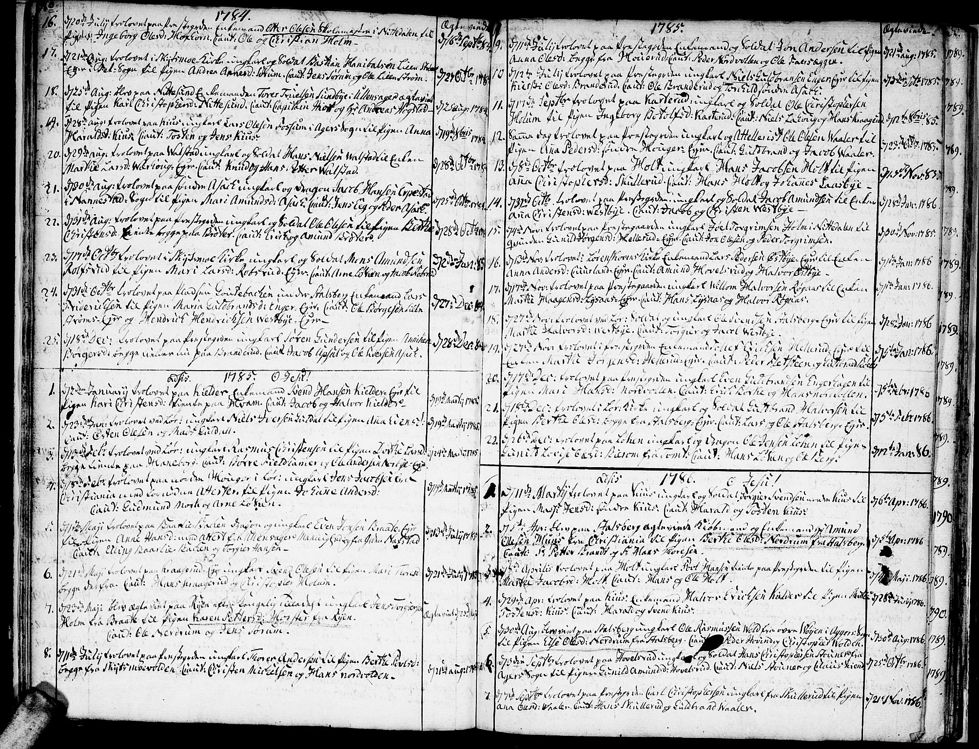 Skedsmo prestekontor Kirkebøker, SAO/A-10033a/F/Fa/L0006: Parish register (official) no. I 6, 1767-1807