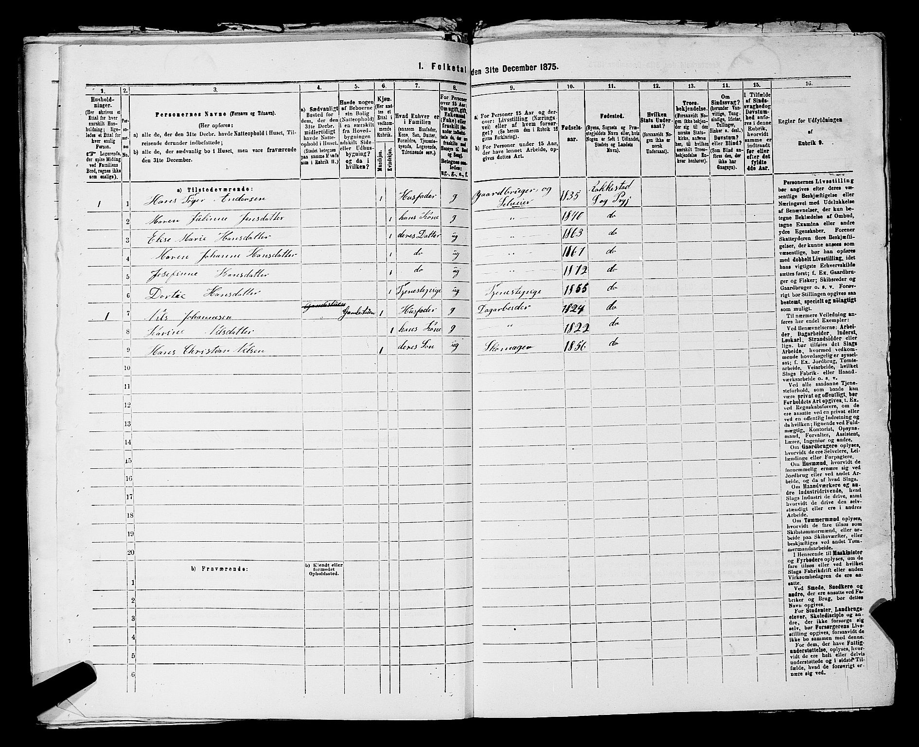 RA, 1875 census for 0128P Rakkestad, 1875, p. 1797