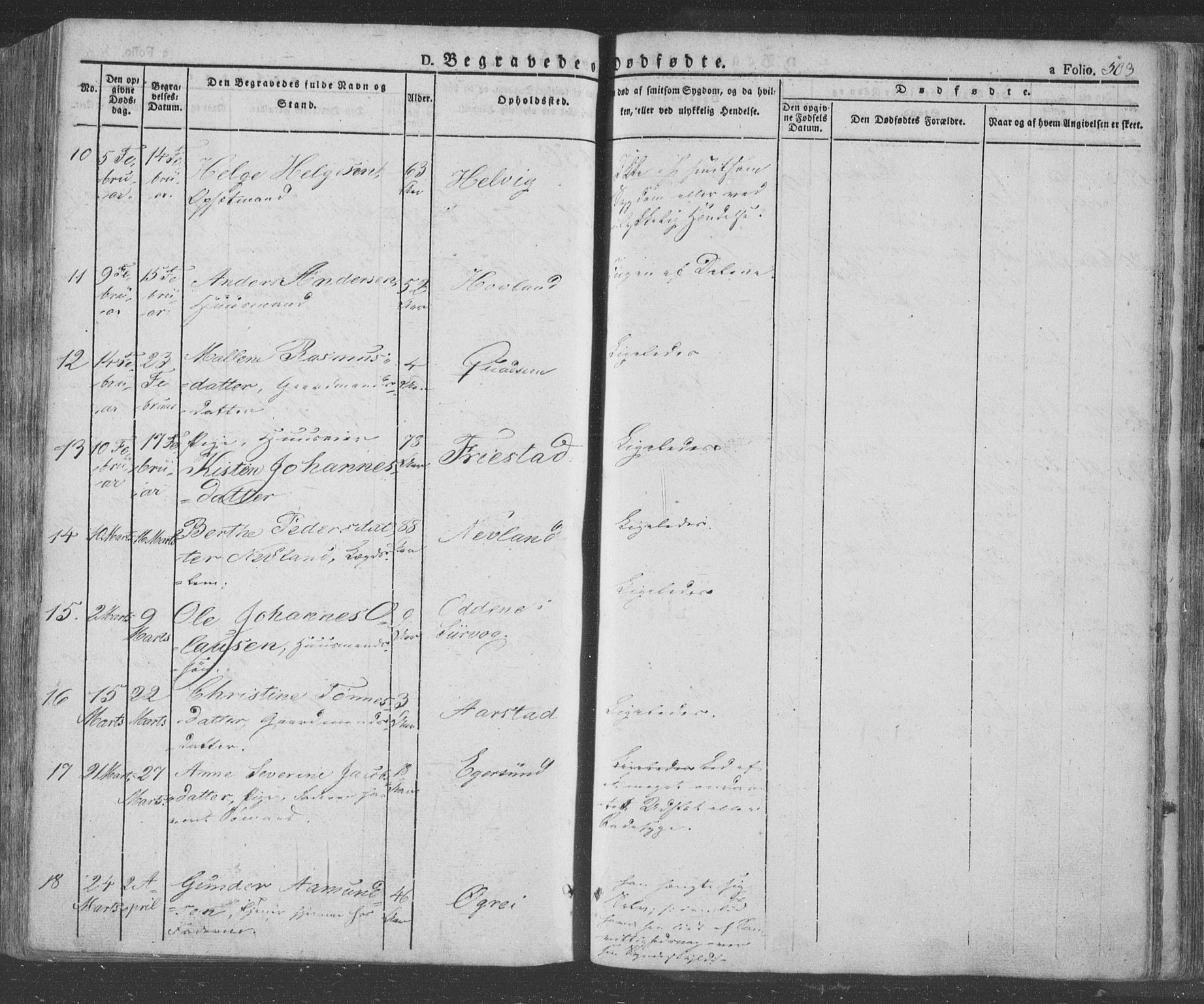 Eigersund sokneprestkontor, AV/SAST-A-101807/S08/L0009: Parish register (official) no. A 9, 1827-1850, p. 503