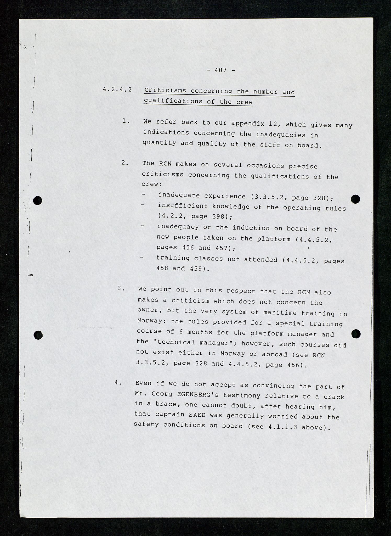 Pa 1503 - Stavanger Drilling AS, AV/SAST-A-101906/Da/L0007: Alexander L. Kielland - Rettssak i Paris, 1982-1988, p. 407