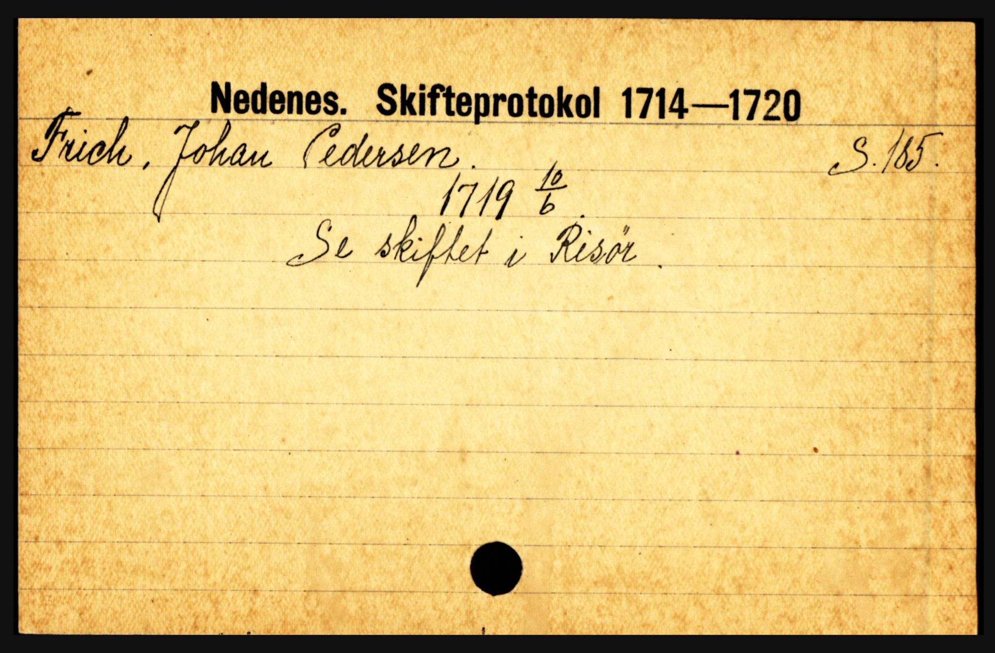 Nedenes sorenskriveri før 1824, AV/SAK-1221-0007/H, p. 7597