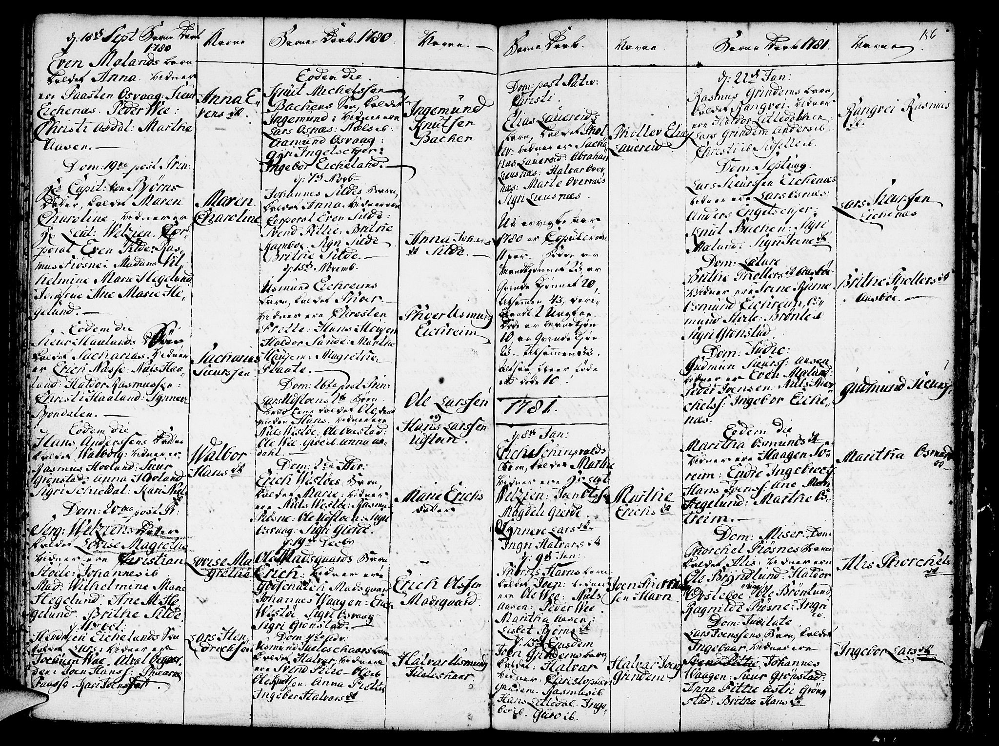 Etne sokneprestembete, SAB/A-75001/H/Haa: Parish register (official) no. A 3 /2, 1755-1782, p. 156