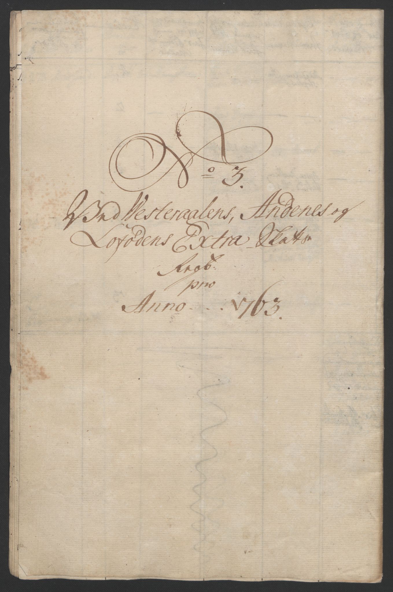 Rentekammeret inntil 1814, Reviderte regnskaper, Fogderegnskap, RA/EA-4092/R67/L4747: Ekstraskatten Vesterålen, Andenes og Lofoten, 1762-1766, p. 86