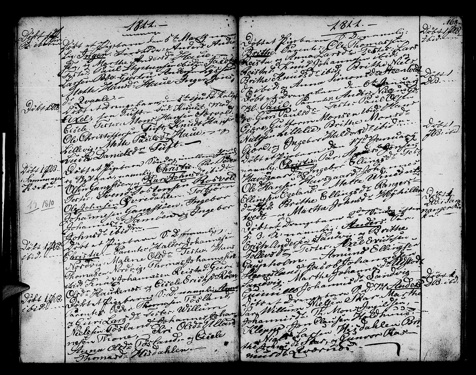 Os sokneprestembete, SAB/A-99929: Parish register (official) no. A 11, 1789-1815, p. 168