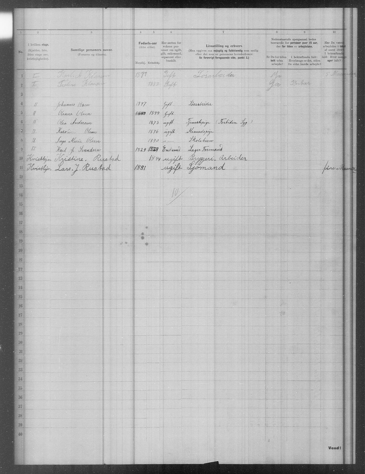 OBA, Municipal Census 1902 for Kristiania, 1902, p. 17967