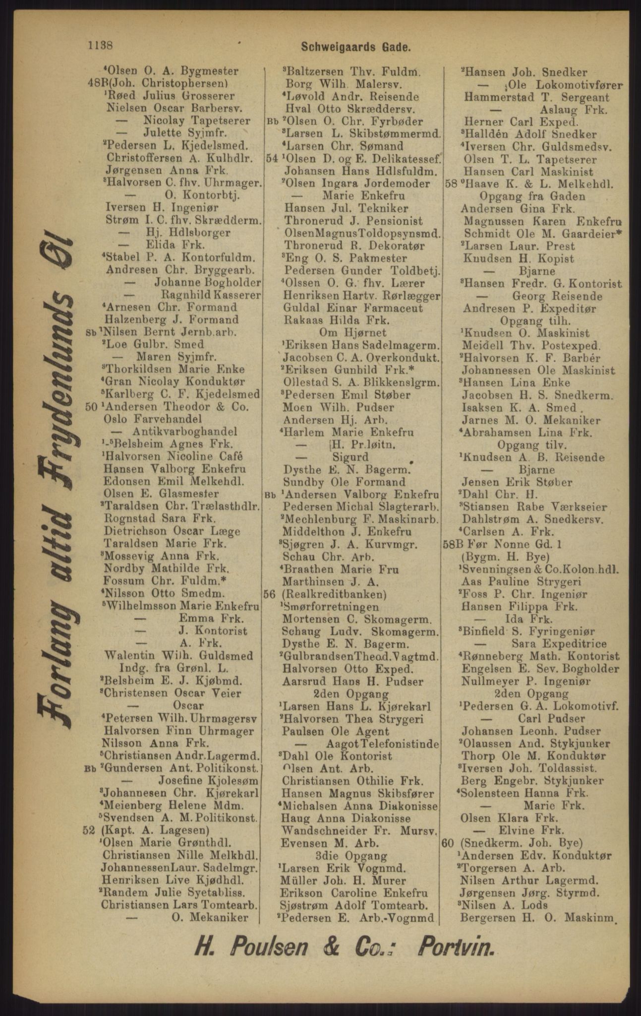 Kristiania/Oslo adressebok, PUBL/-, 1902, p. 1138