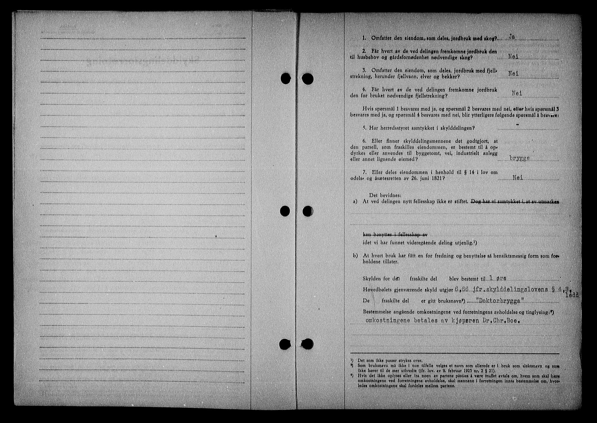 Nedenes sorenskriveri, AV/SAK-1221-0006/G/Gb/Gba/L0051: Mortgage book no. A-V, 1943-1944, Diary no: : 713/1943