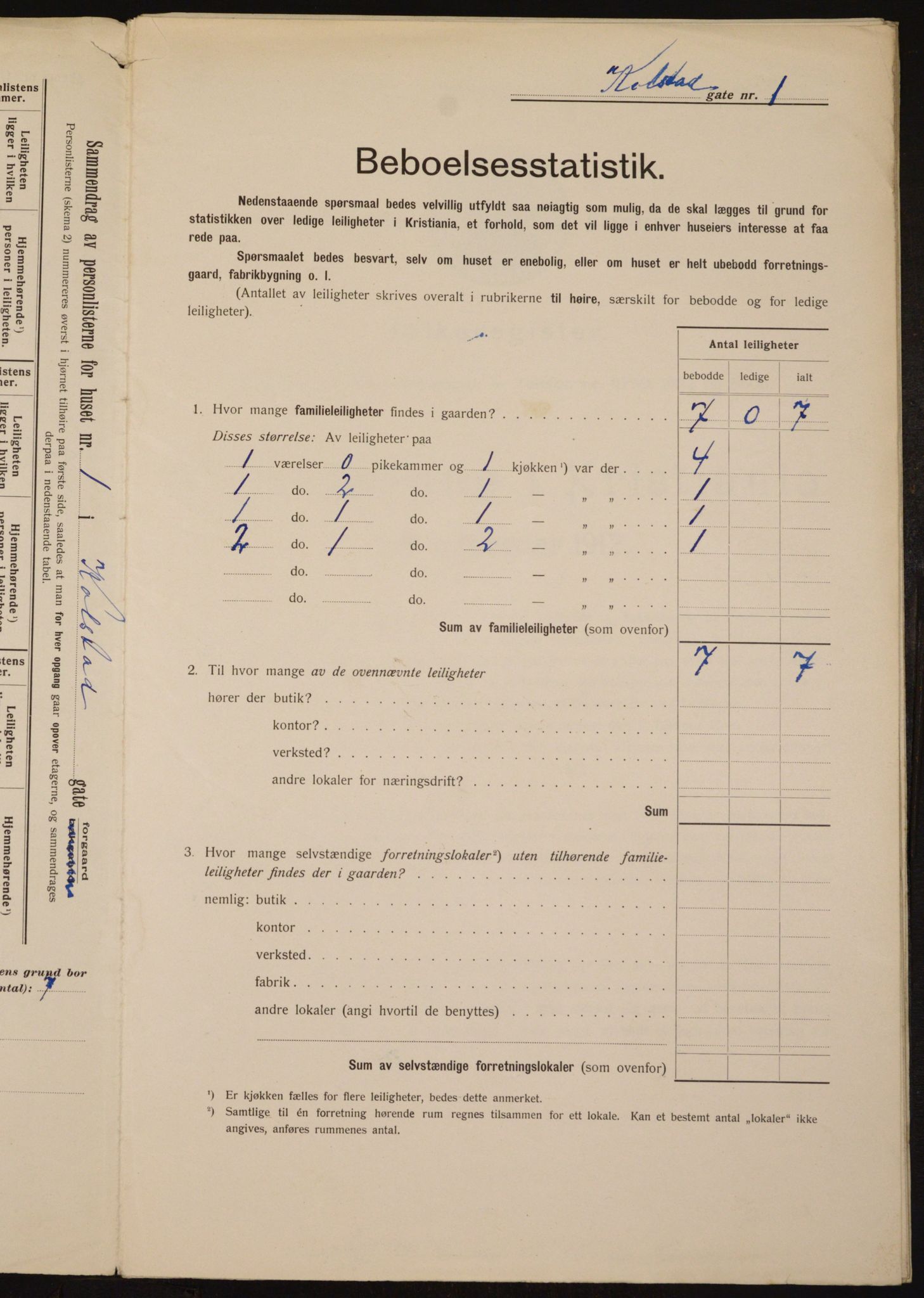 OBA, Municipal Census 1912 for Kristiania, 1912, p. 52397