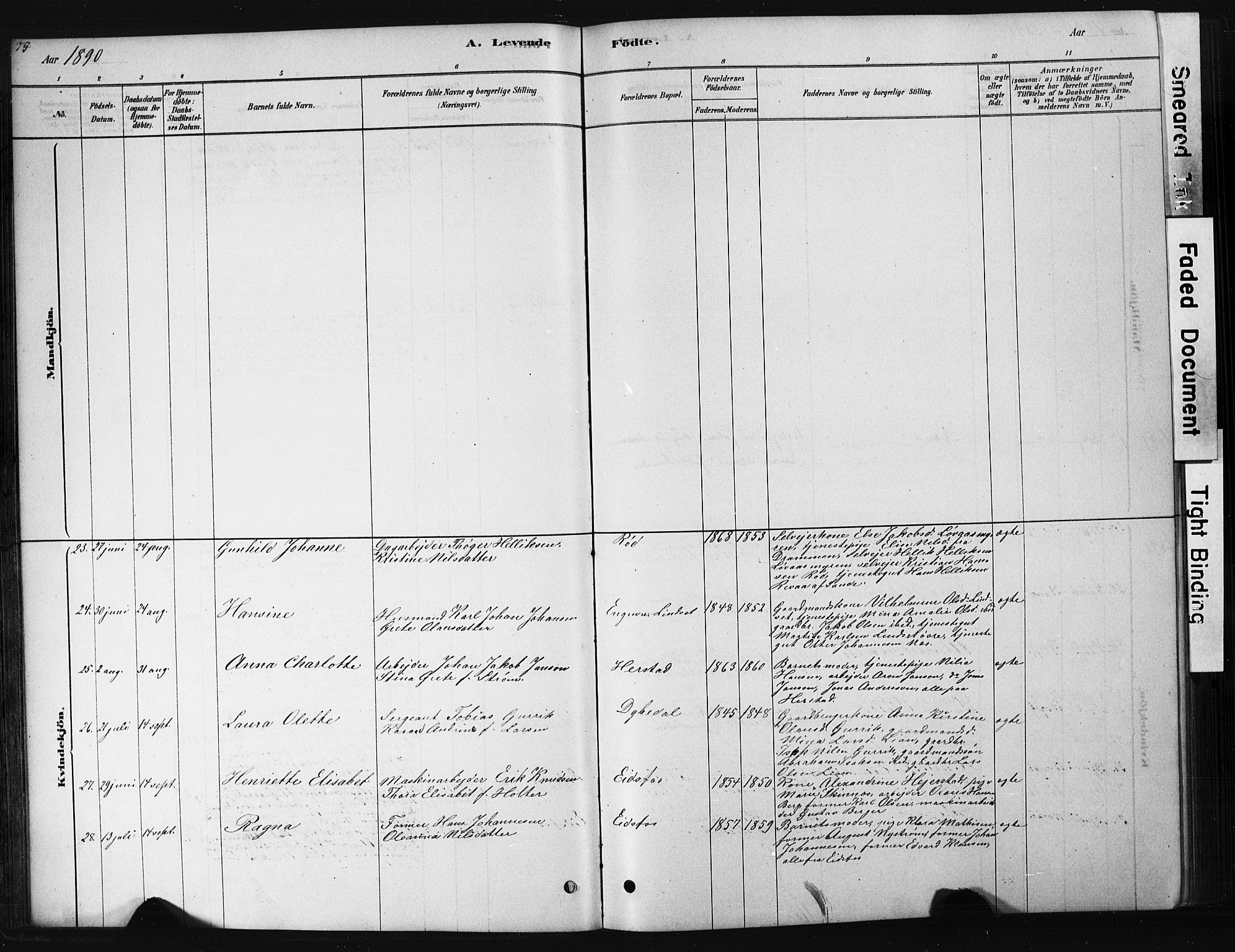 Hof kirkebøker, SAKO/A-64/G/Ga/L0004: Parish register (copy) no. I 4, 1878-1930, p. 75