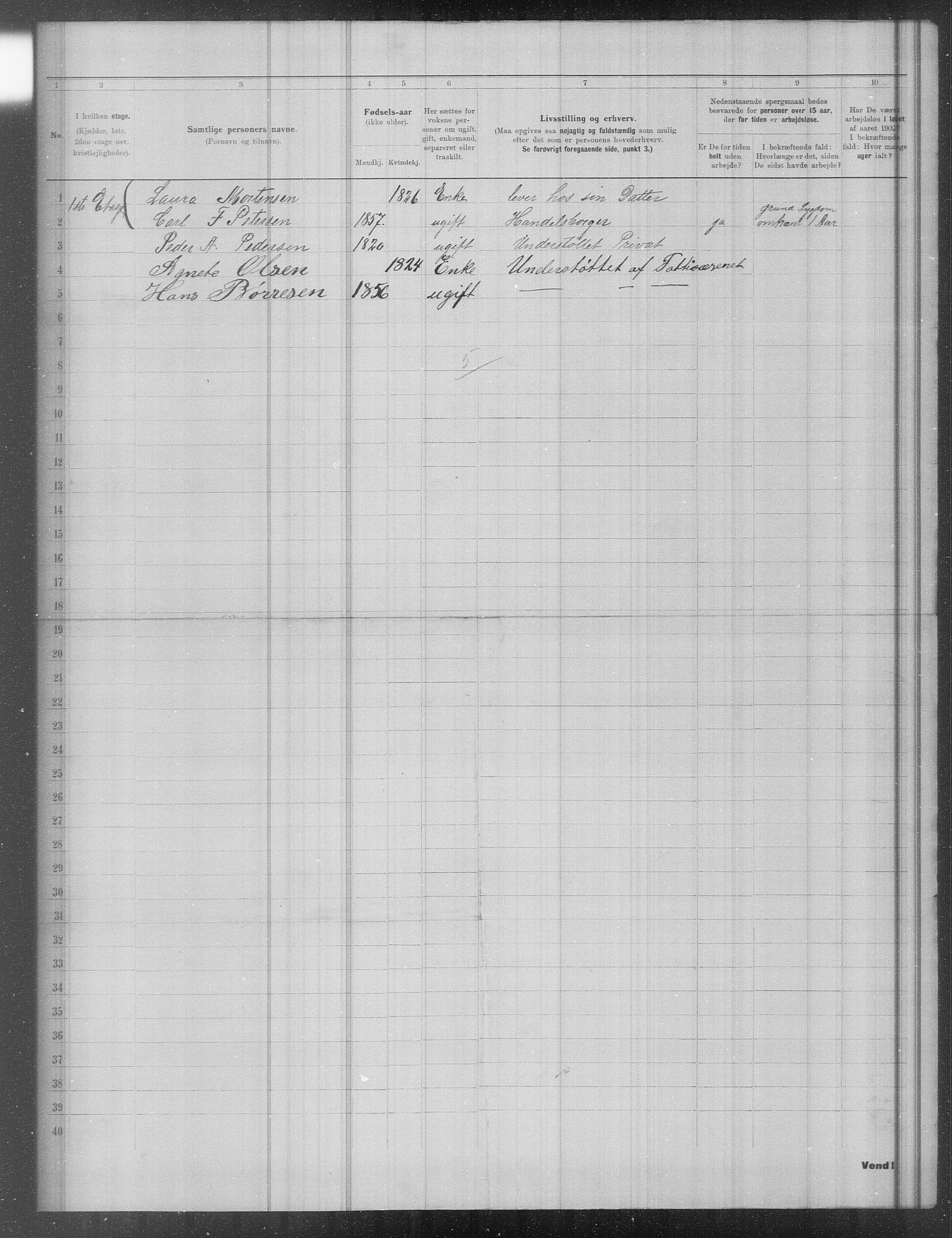 OBA, Municipal Census 1902 for Kristiania, 1902, p. 17964