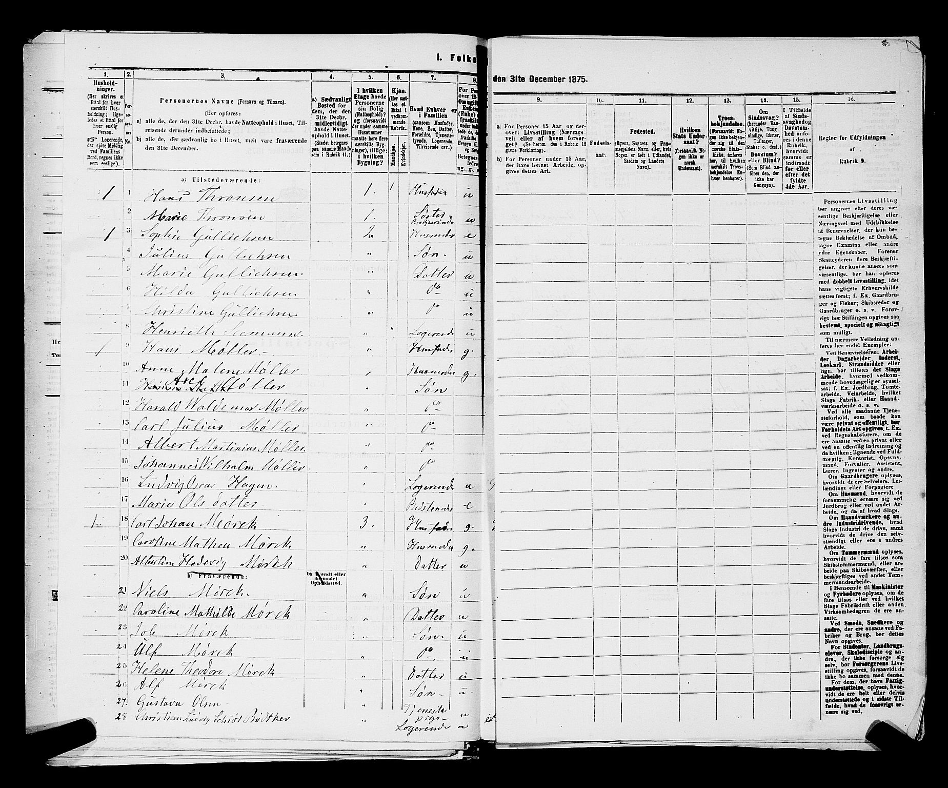 RA, 1875 census for 0301 Kristiania, 1875, p. 4760