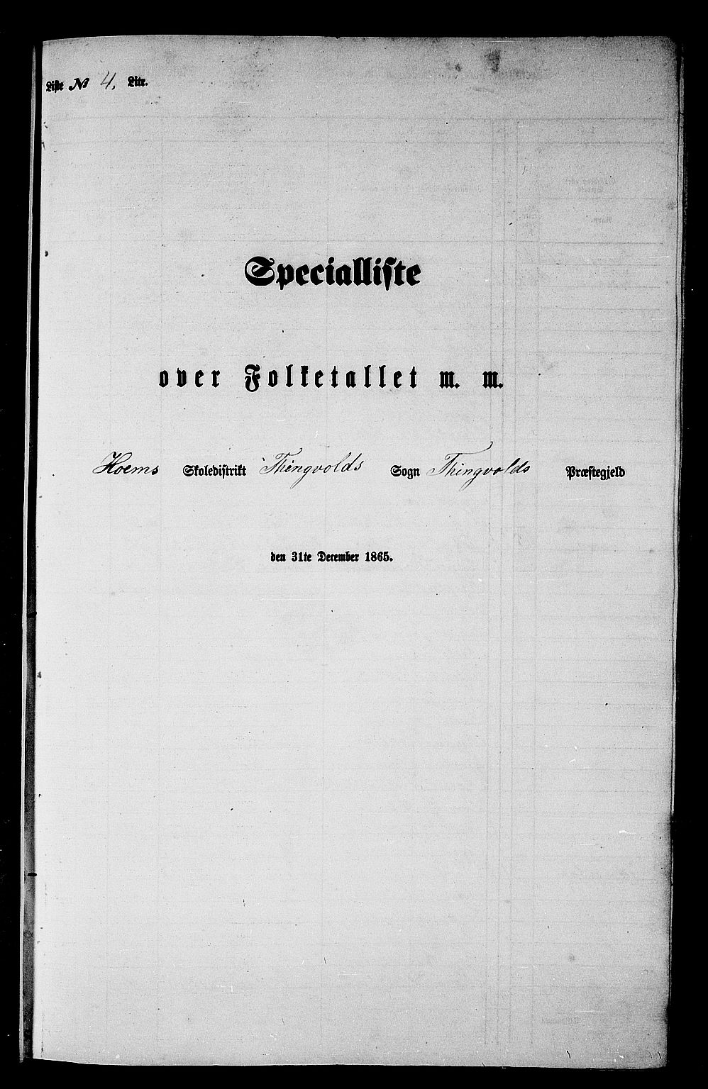 RA, 1865 census for Tingvoll, 1865, p. 50