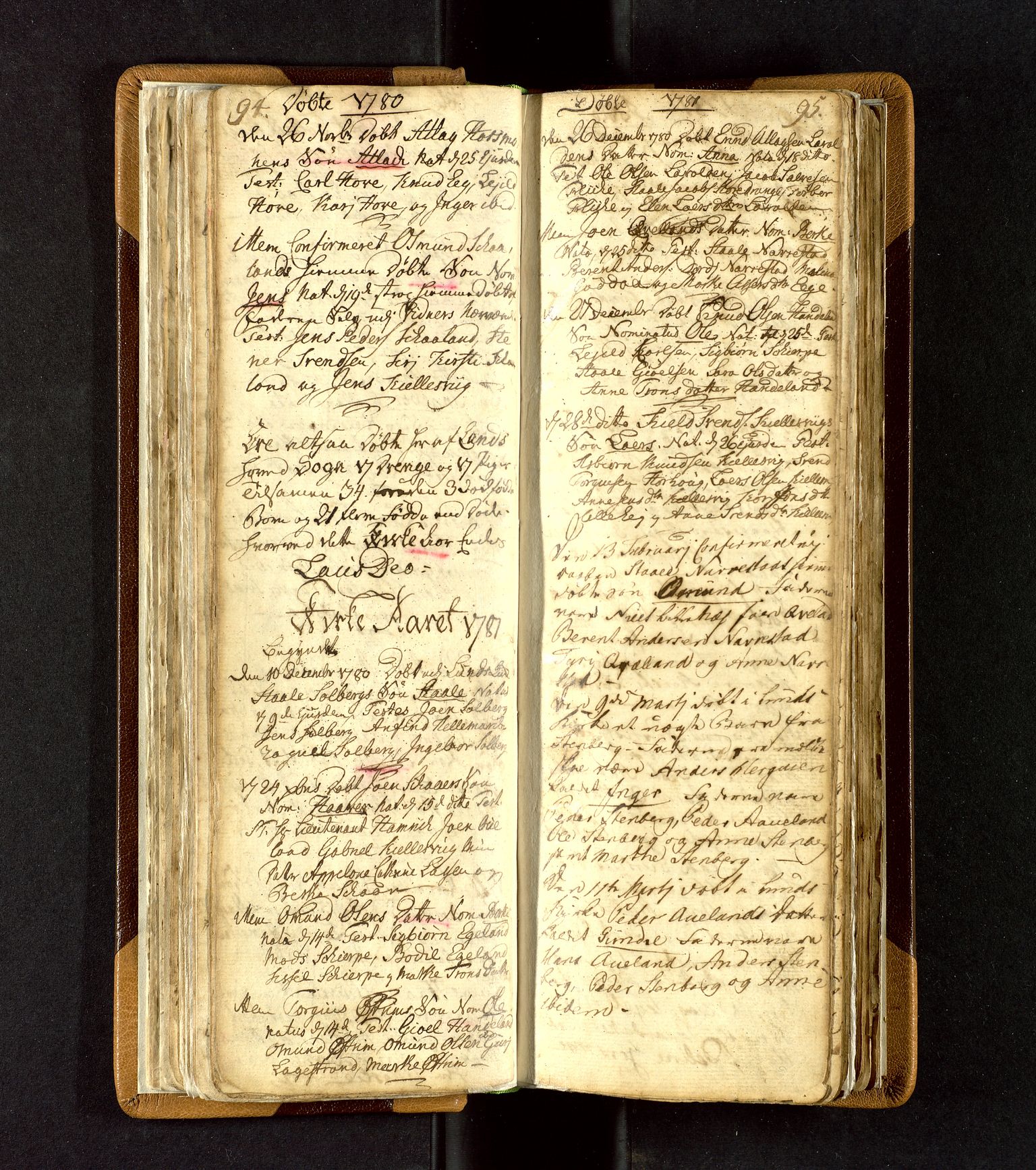 Lund sokneprestkontor, AV/SAST-A-101809/S06/L0003: Parish register (official) no. A 3, 1761-1801, p. 94-95