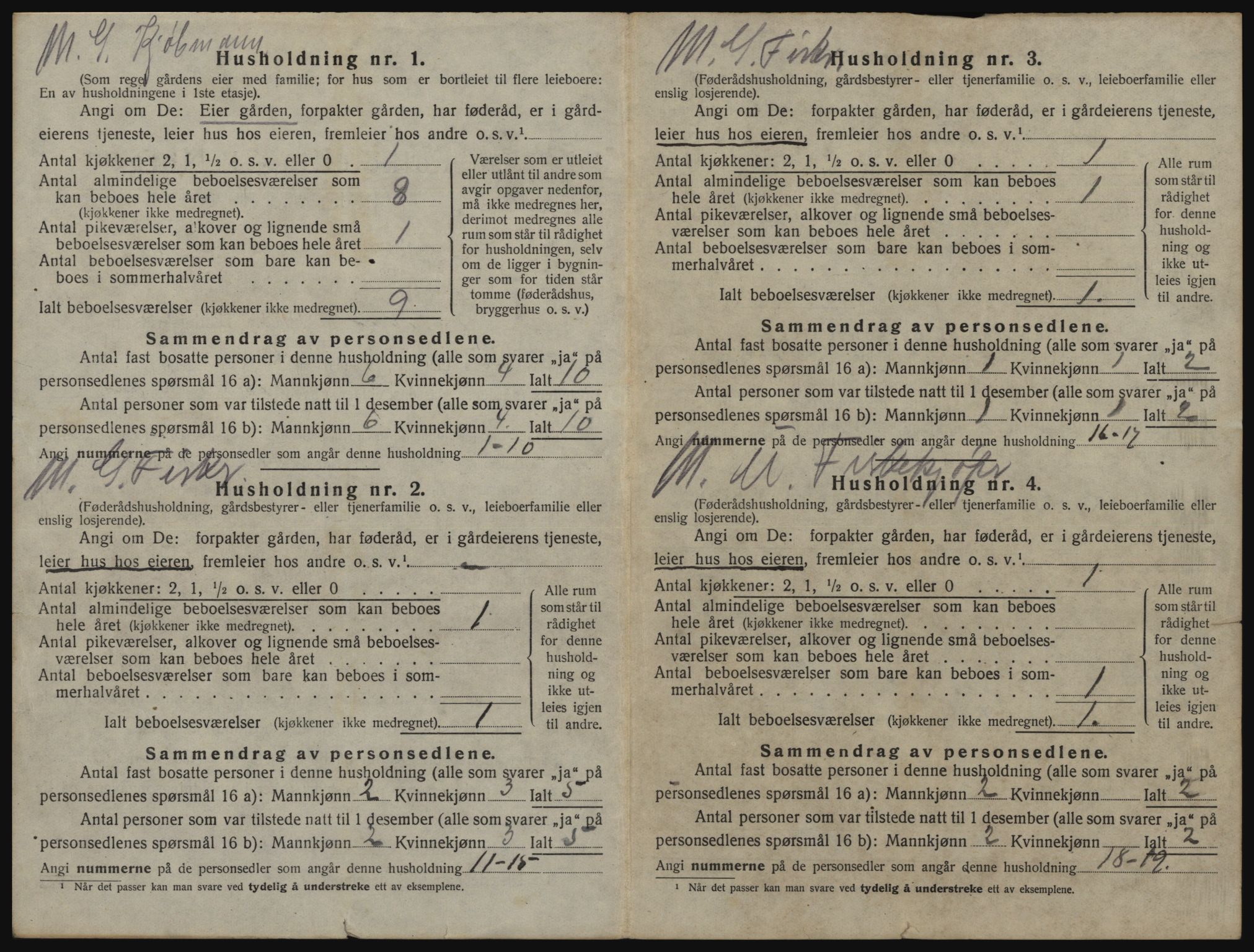 SATØ, 1920 census for Kjelvik, 1920, p. 1141