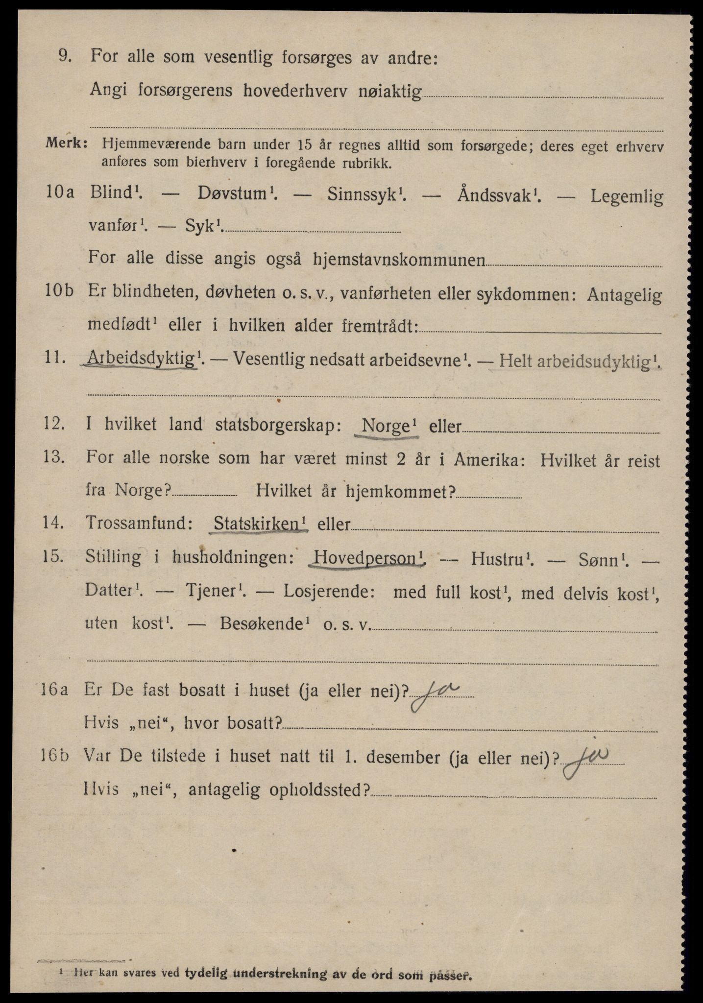 SAT, 1920 census for Hen, 1920, p. 1427