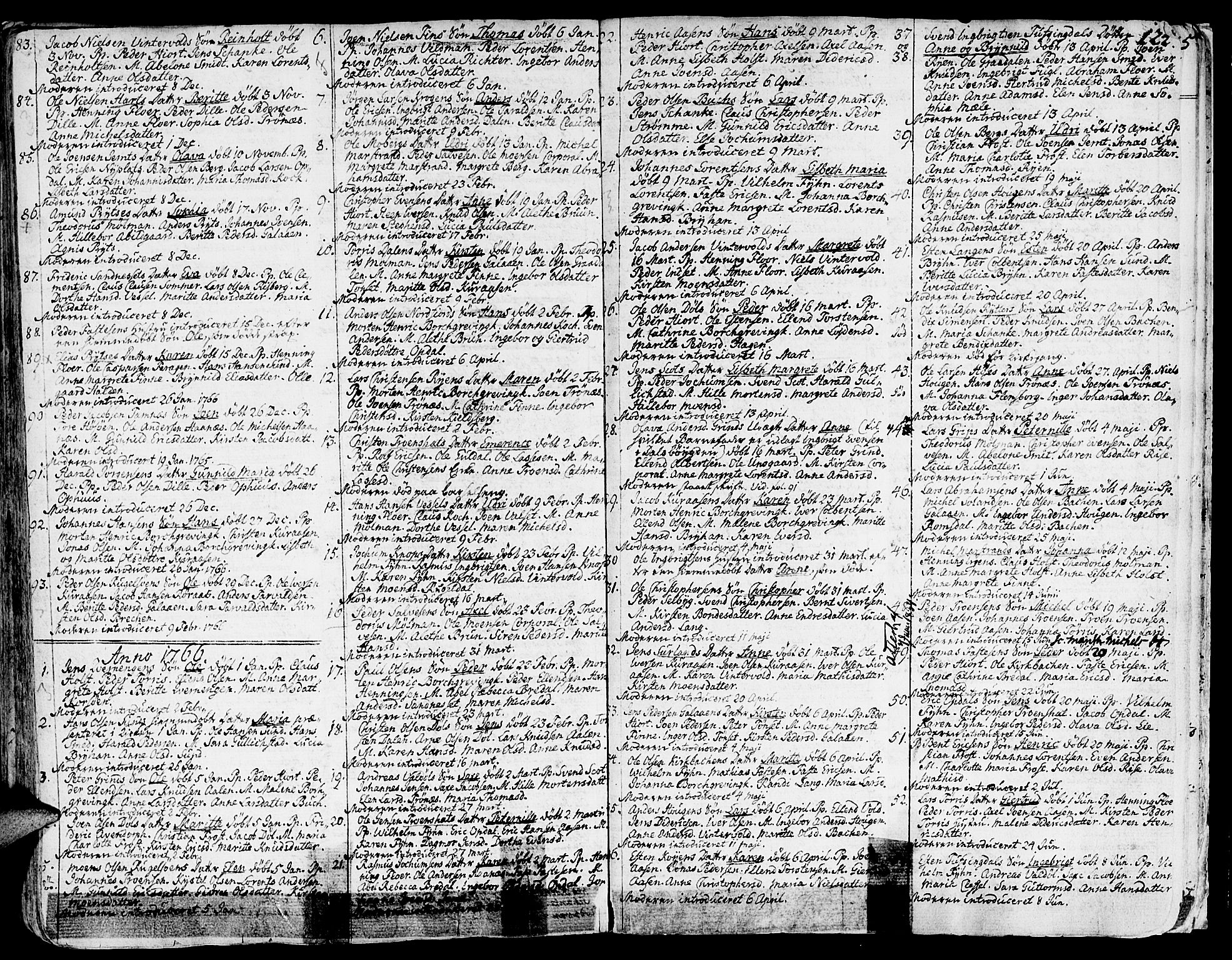 Ministerialprotokoller, klokkerbøker og fødselsregistre - Sør-Trøndelag, SAT/A-1456/681/L0925: Parish register (official) no. 681A03, 1727-1766, p. 124