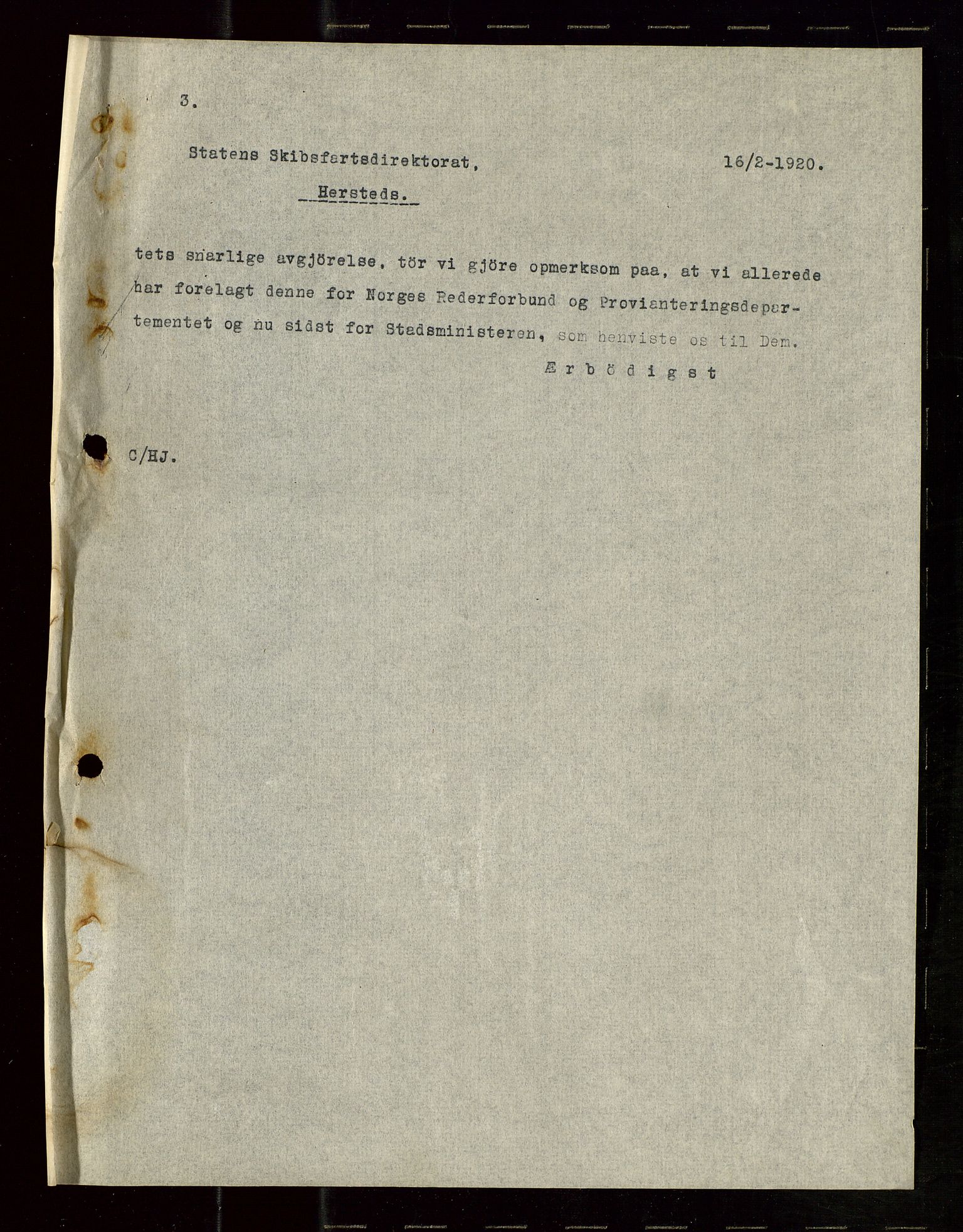 Pa 1521 - A/S Norske Shell, SAST/A-101915/E/Ea/Eaa/L0010: Sjefskorrespondanse, 1920, p. 232