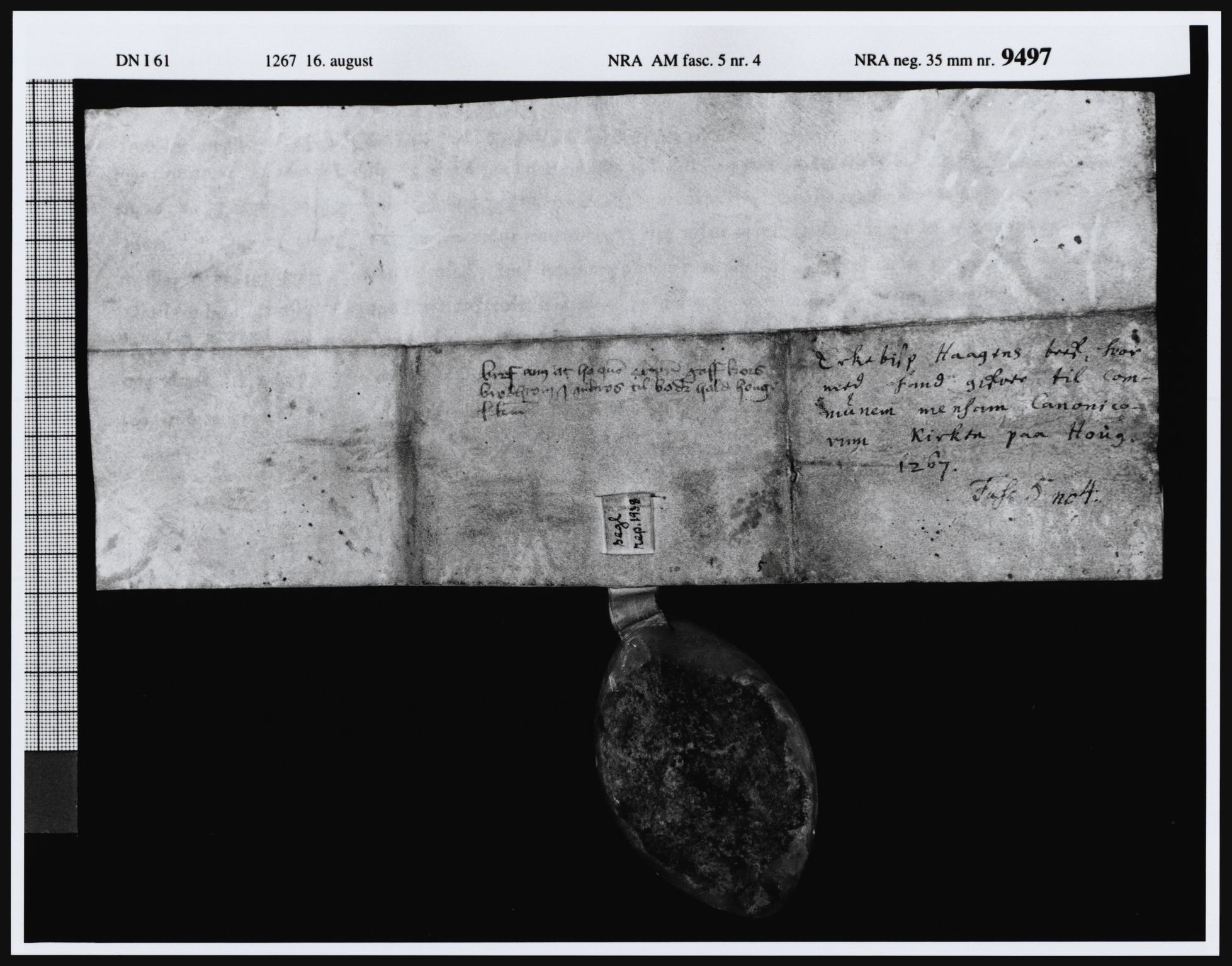 Riksarkivets diplomsamling, AV/RA-EA-5965/F05/L0014: NRA AM fasc. 5 nr. 4-7, 1267-1277, p. 5