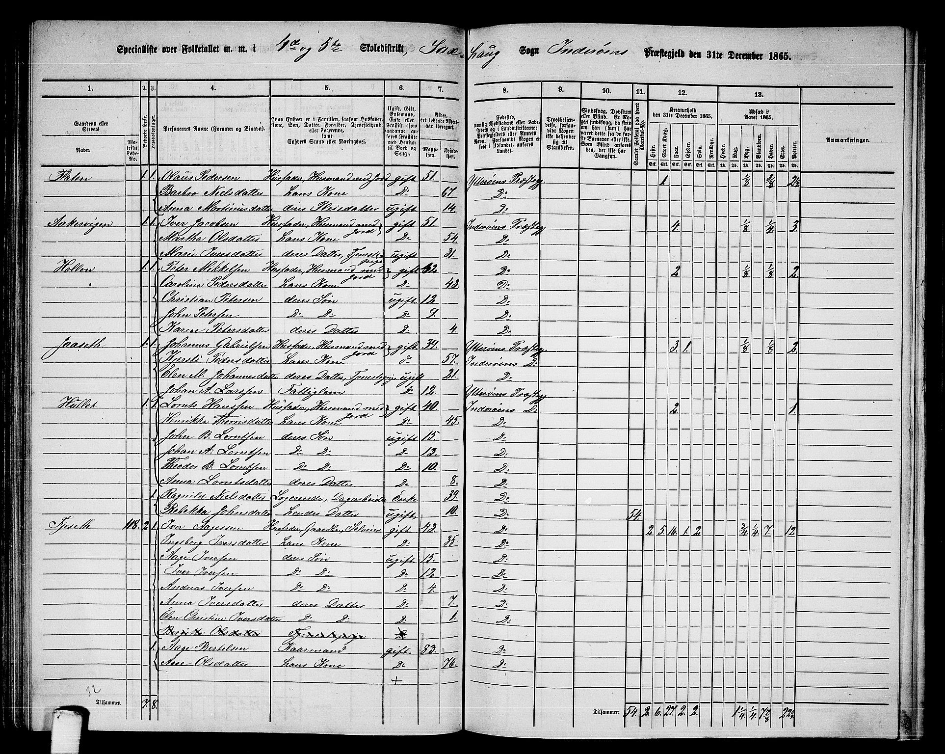 RA, 1865 census for Inderøy, 1865, p. 80