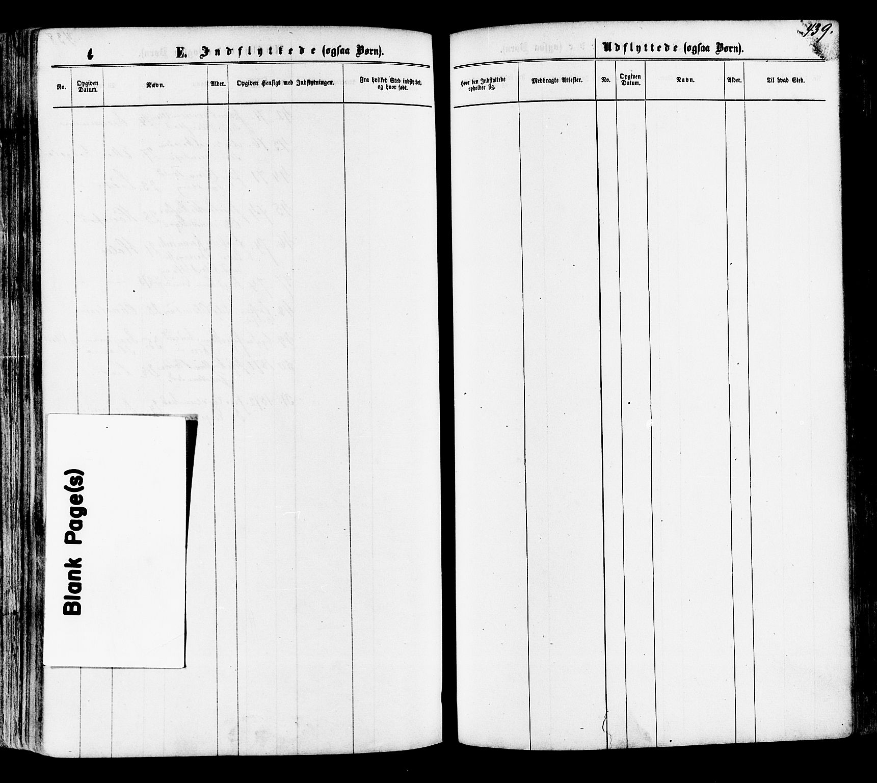 Modum kirkebøker, AV/SAKO-A-234/F/Fa/L0010: Parish register (official) no. 10, 1865-1876, p. 439