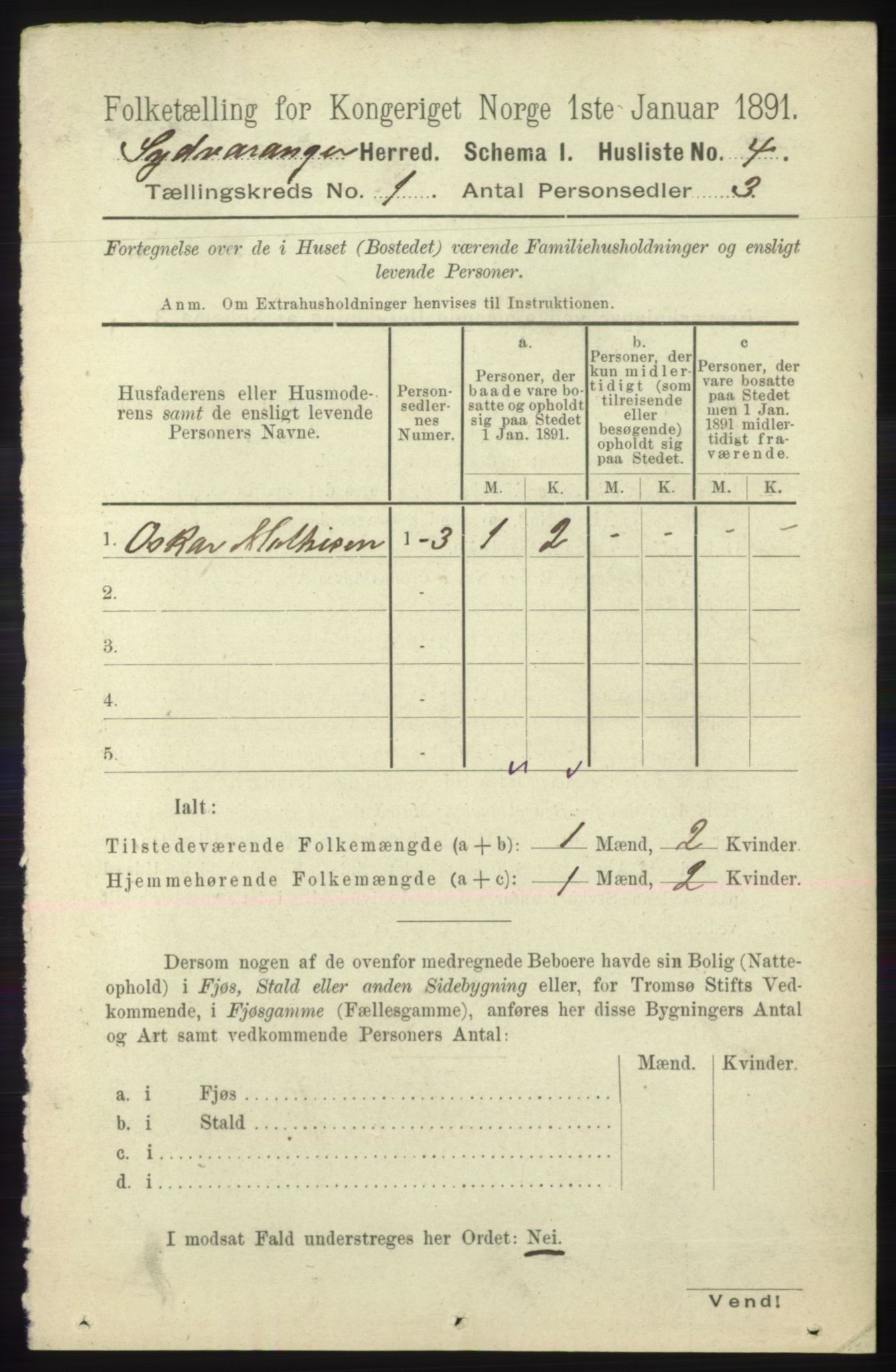 RA, 1891 census for 2030 Sør-Varanger, 1891, p. 24