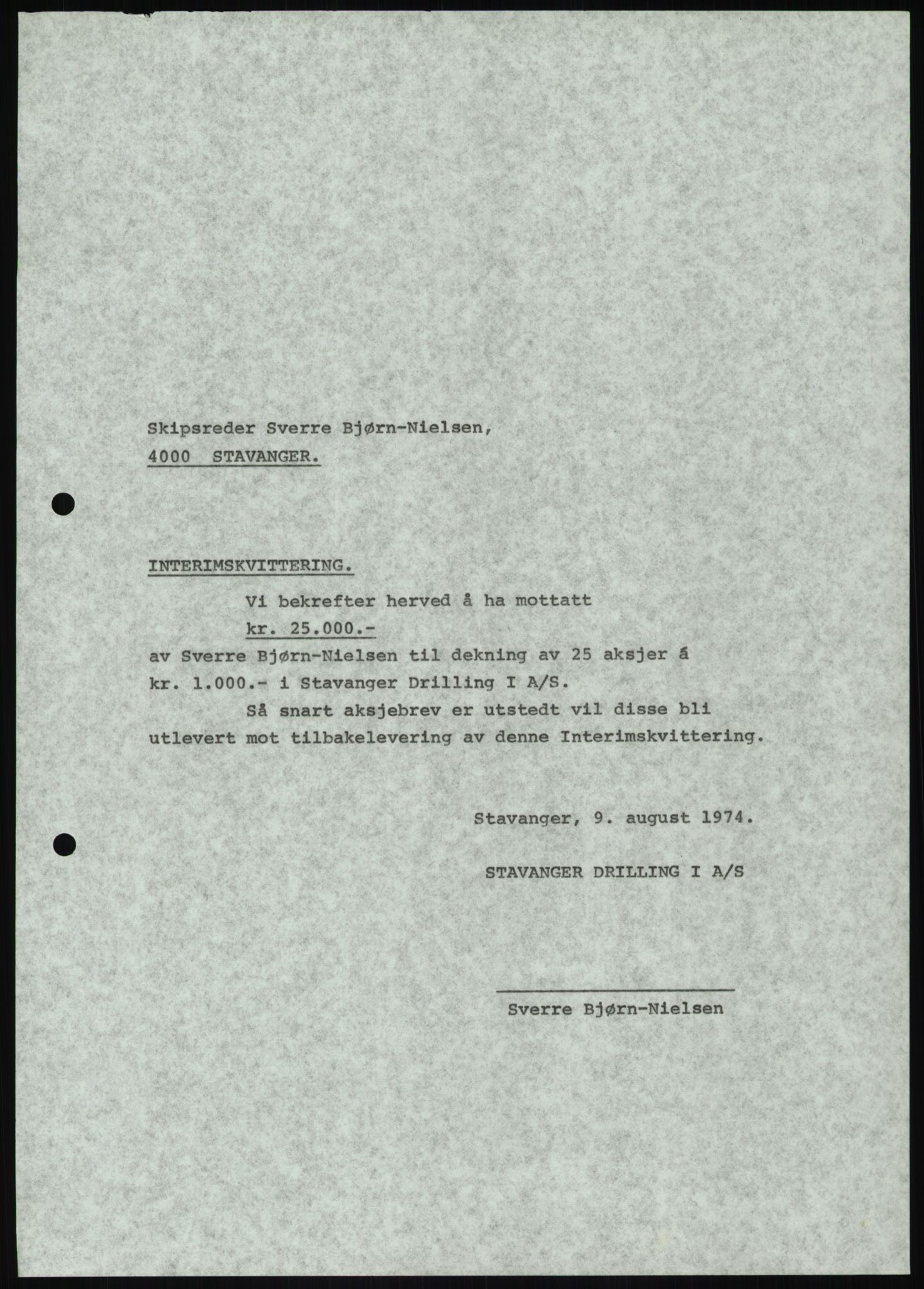 Pa 1503 - Stavanger Drilling AS, AV/SAST-A-101906/D/L0006: Korrespondanse og saksdokumenter, 1974-1984, p. 585