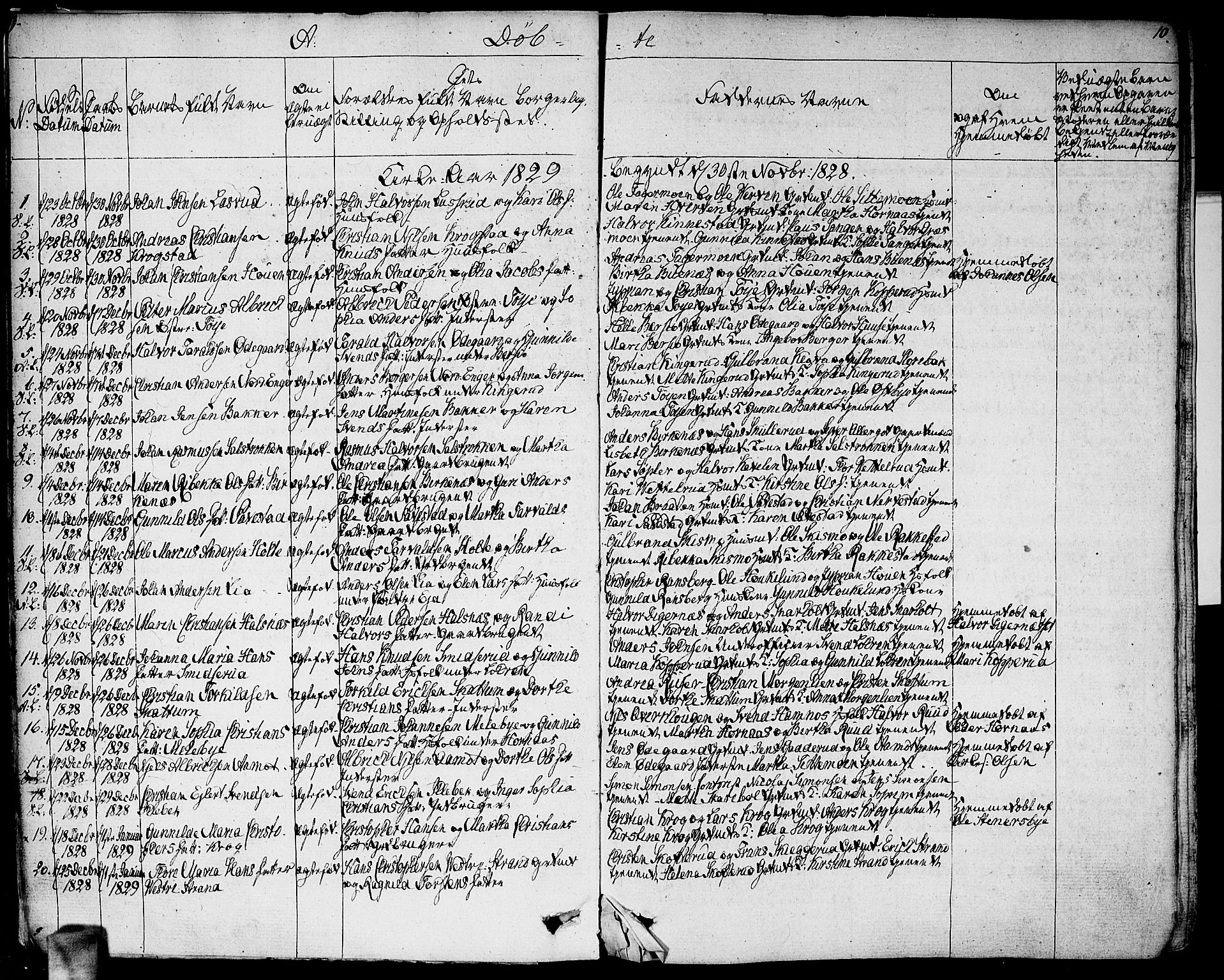 Høland prestekontor Kirkebøker, AV/SAO-A-10346a/F/Fa/L0008: Parish register (official) no. I 8, 1827-1845, p. 10