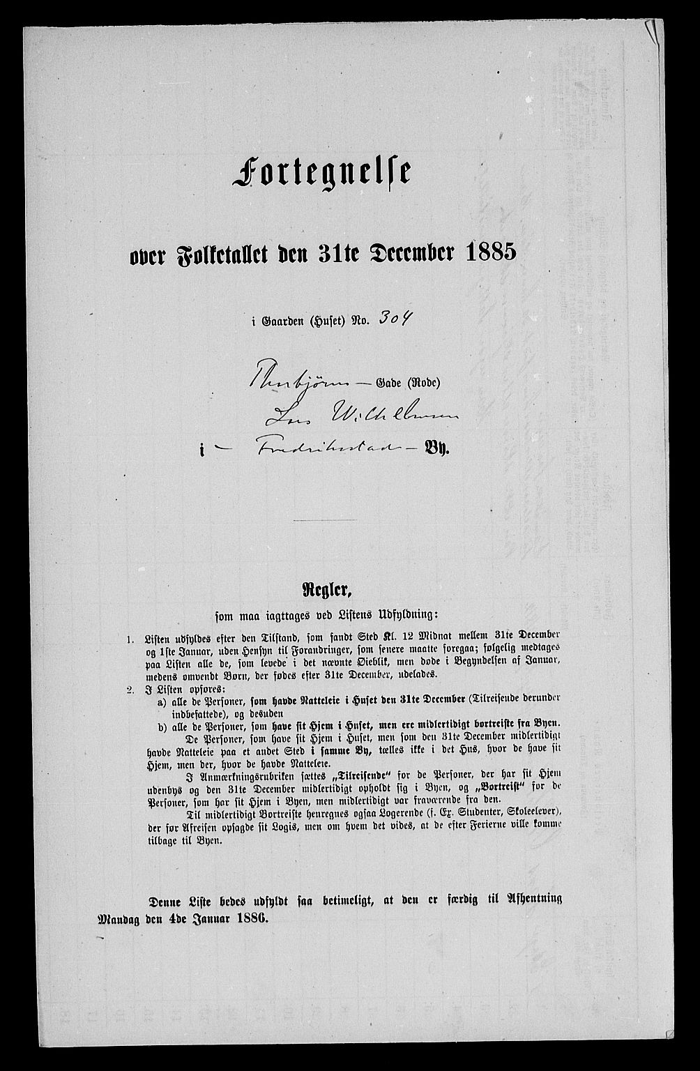 RA, 1885 census for 0103 Fredrikstad, 1885, p. 675