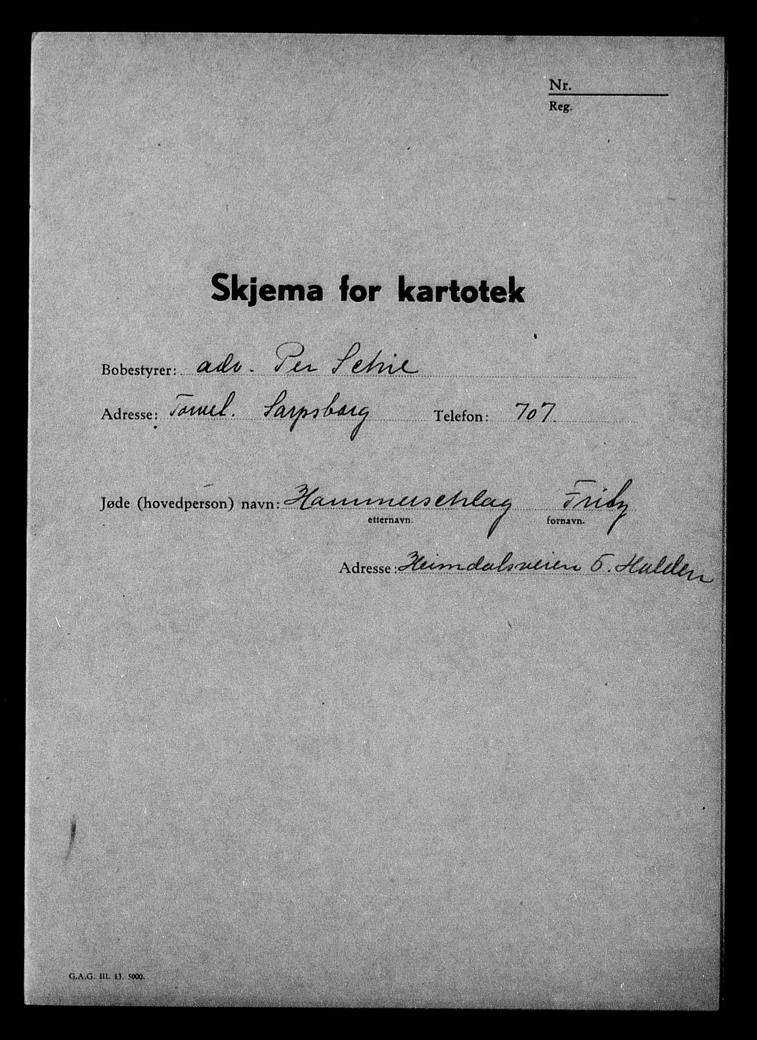 Justisdepartementet, Tilbakeføringskontoret for inndratte formuer, AV/RA-S-1564/H/Hc/Hcd/L0998: --, 1945-1947, p. 123