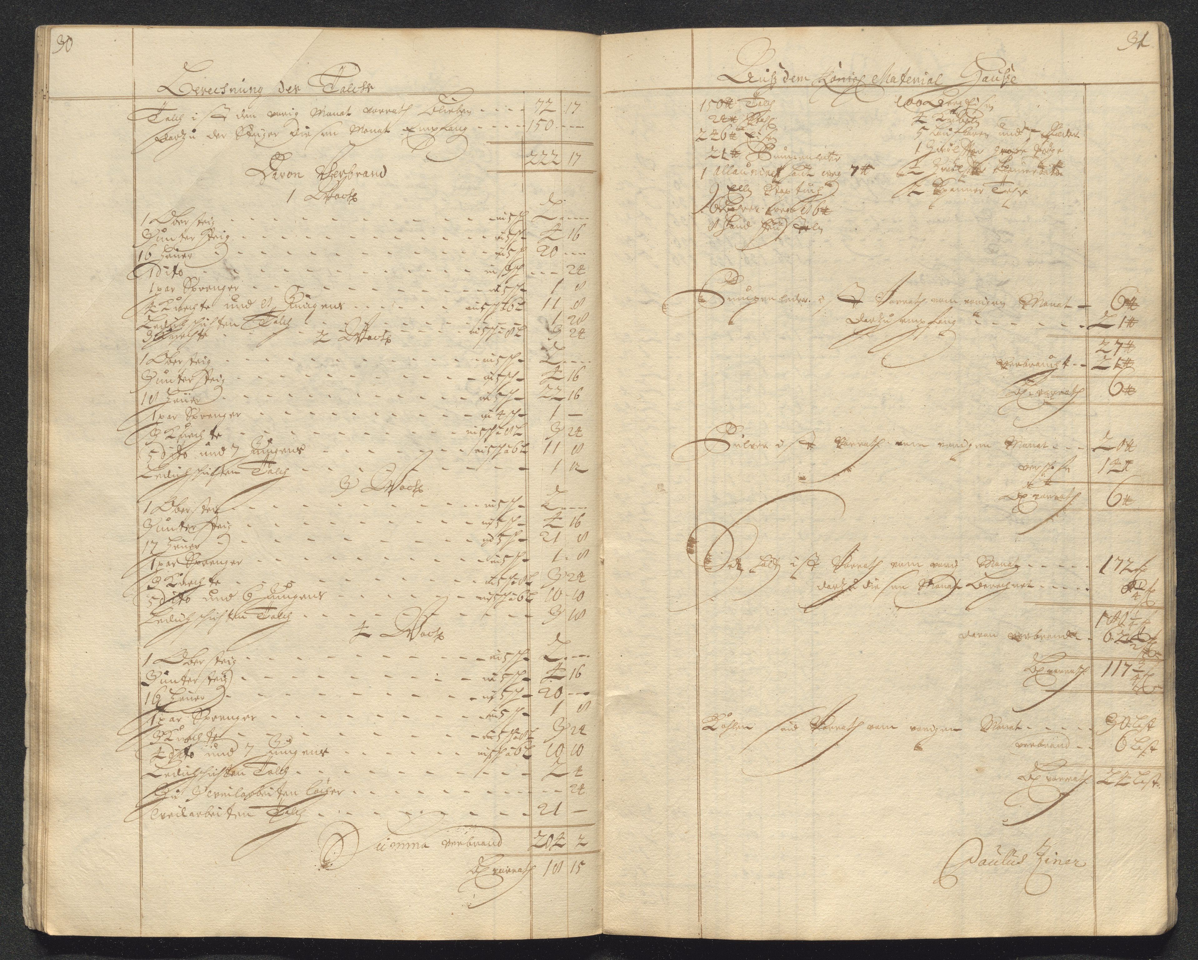 Kongsberg Sølvverk 1623-1816, AV/SAKO-EA-3135/001/D/Dc/Dcd/L0098: Utgiftsregnskap for gruver m.m. , 1710, p. 298