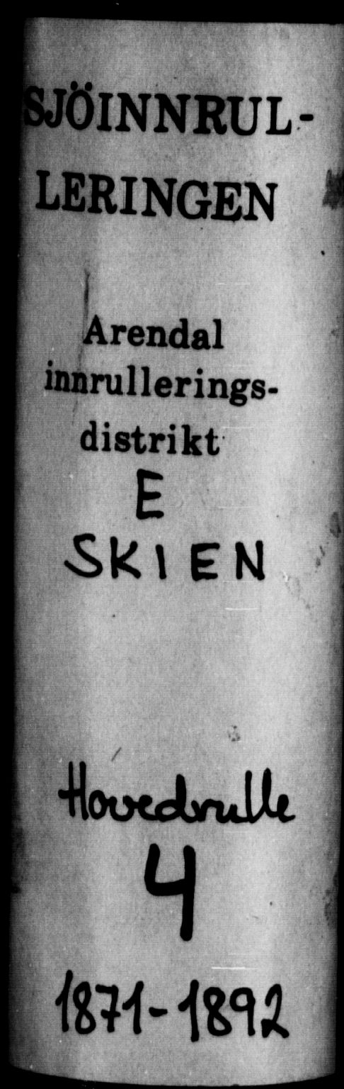 Skien innrulleringskontor, SAKO/A-832/F/Fb/L0004: Hovedrulle, 1871-1892, p. 1