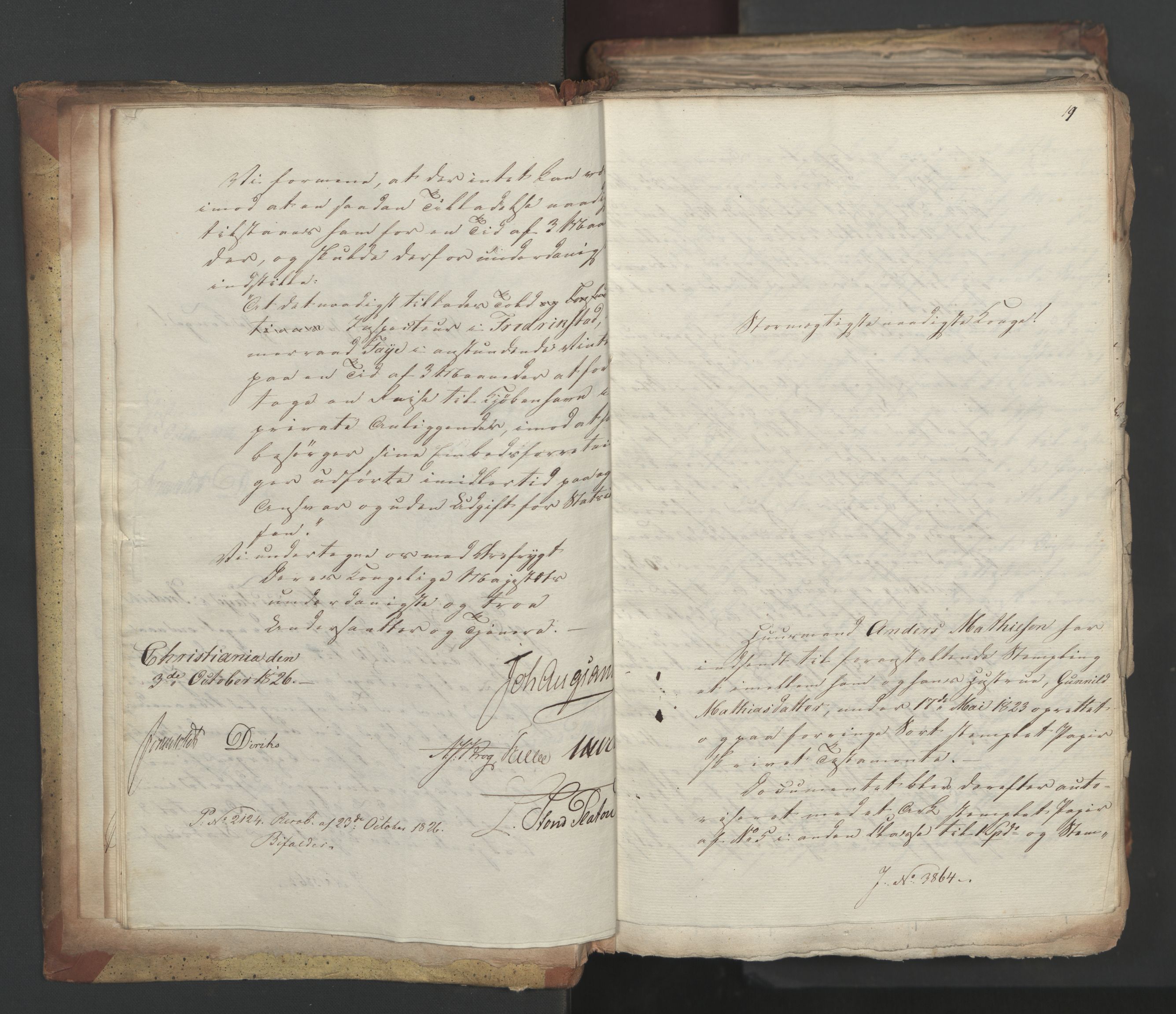 Statsrådsavdelingen i Stockholm, AV/RA-S-1003/D/Da/L0049: Regjeringsinnstillinger nr. 3860-4086, 1826, p. 11