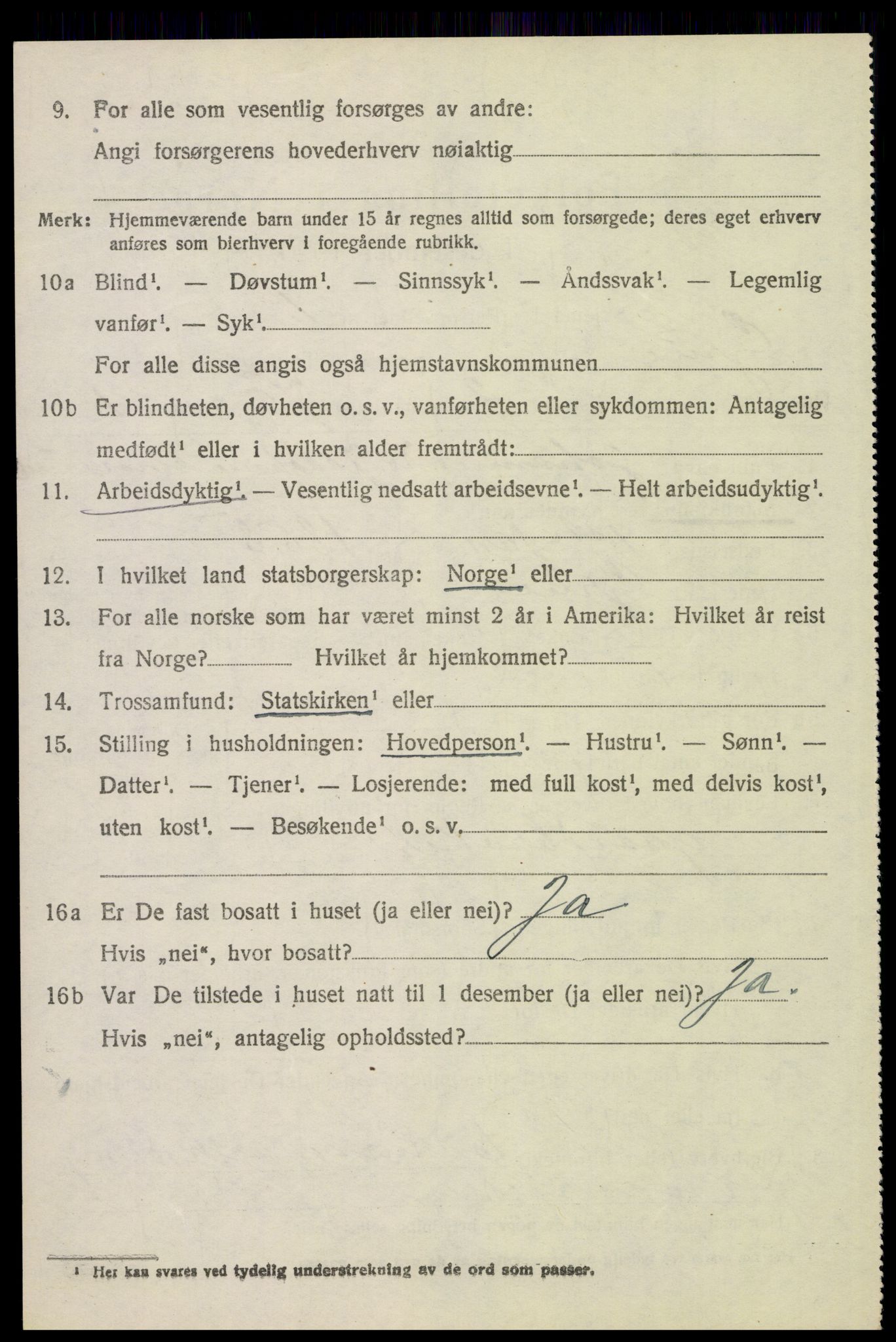 SAH, 1920 census for Grue, 1920, p. 2494