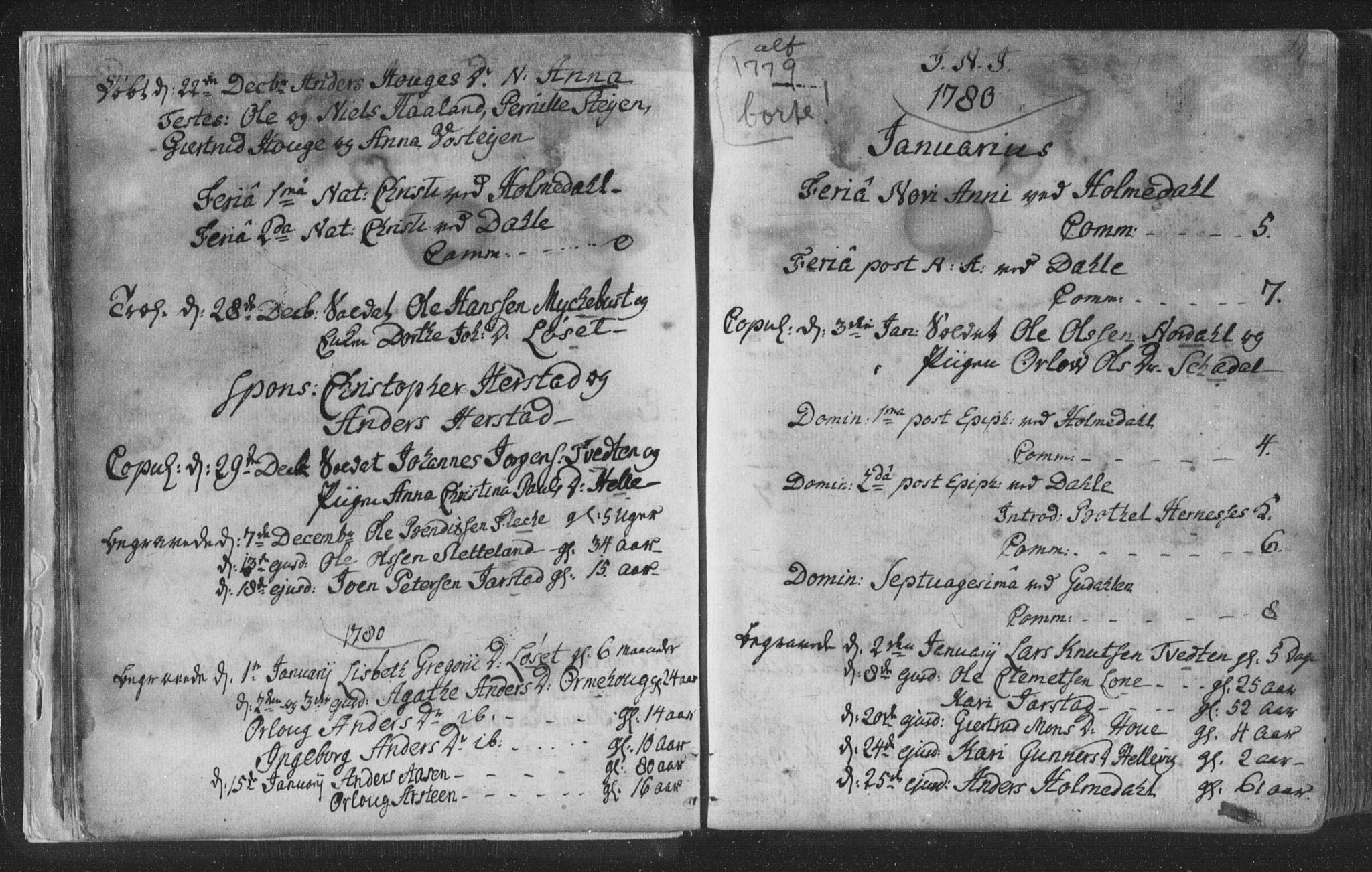 Fjaler sokneprestembete, SAB/A-79801/H/Haa/Haaa/L0002: Parish register (official) no. A 2, 1779-1798, p. 14