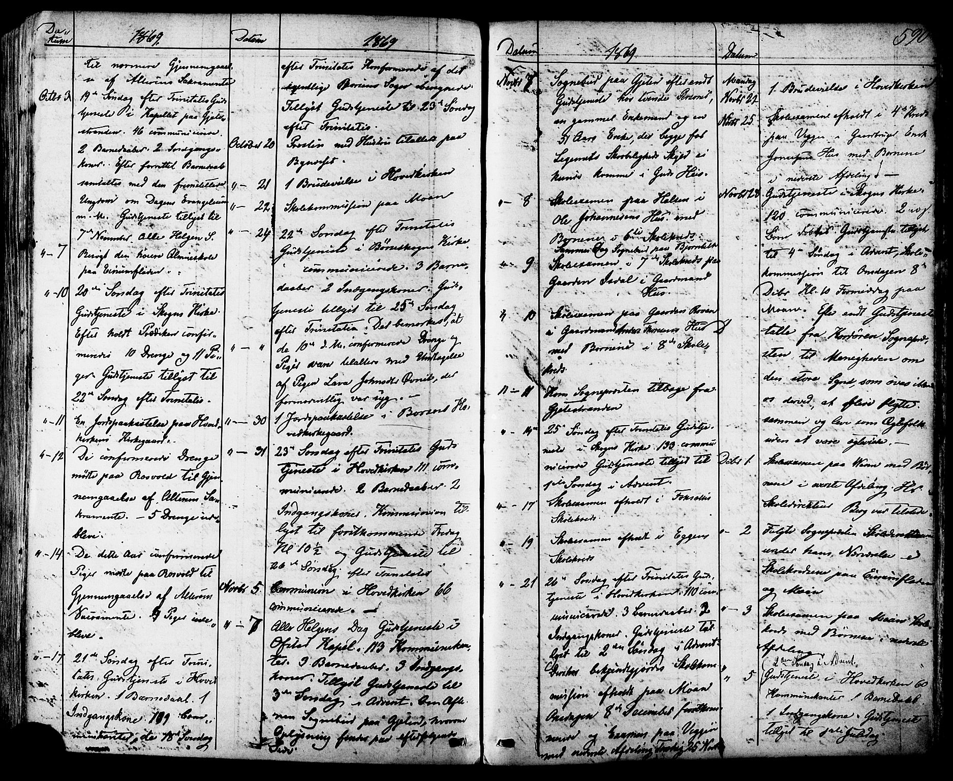 Ministerialprotokoller, klokkerbøker og fødselsregistre - Sør-Trøndelag, SAT/A-1456/665/L0772: Parish register (official) no. 665A07, 1856-1878, p. 590
