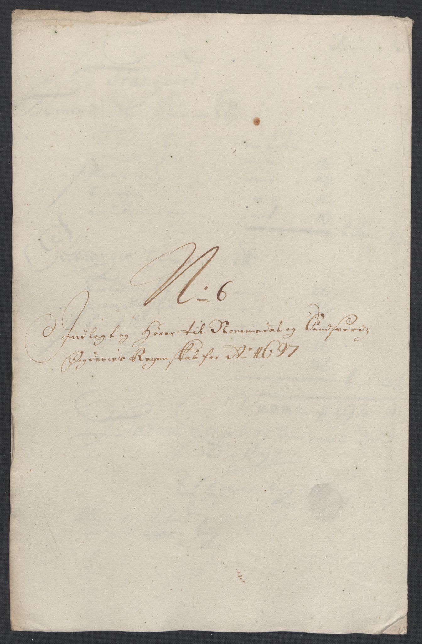 Rentekammeret inntil 1814, Reviderte regnskaper, Fogderegnskap, RA/EA-4092/R24/L1576: Fogderegnskap Numedal og Sandsvær, 1696-1697, p. 341