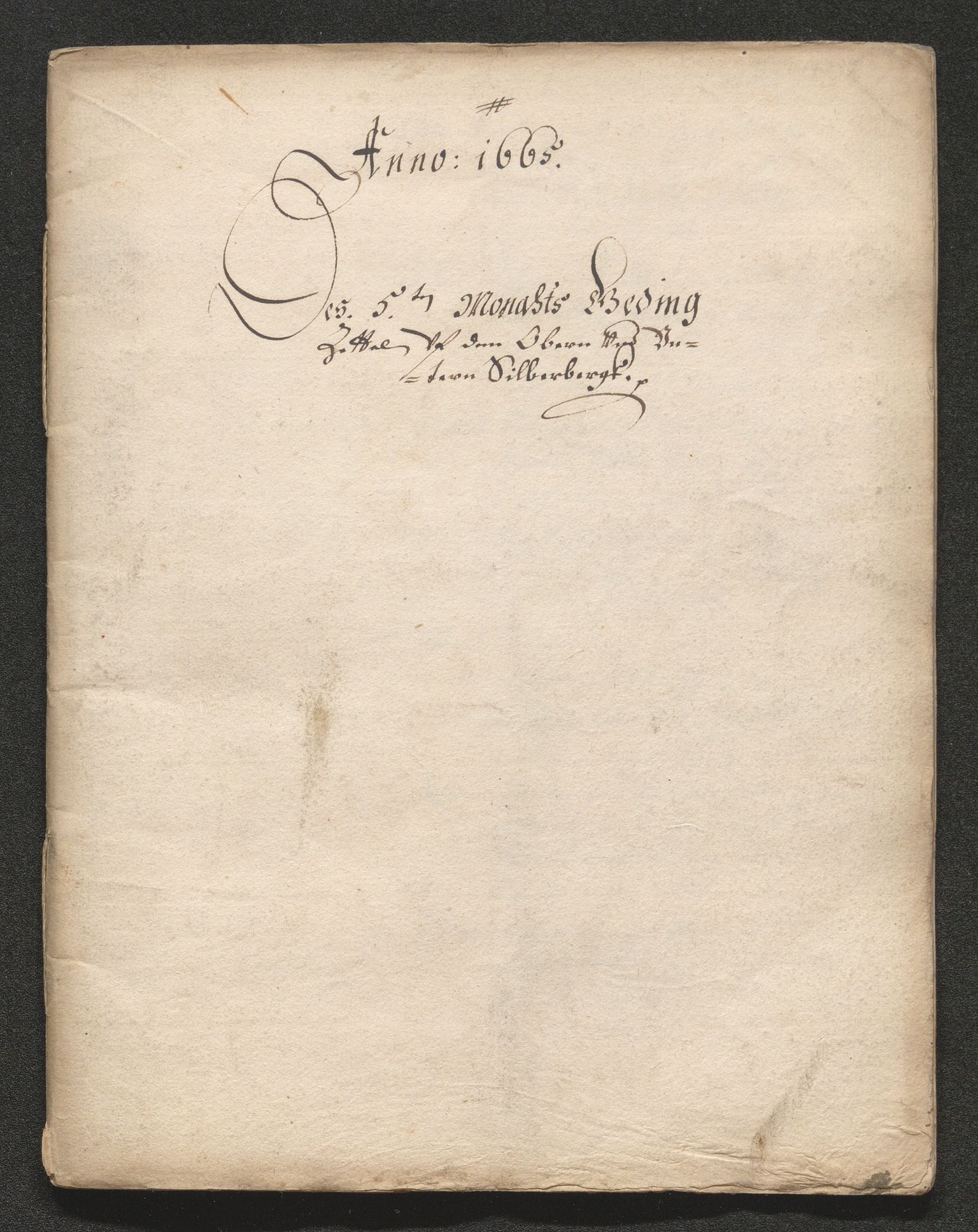 Kongsberg Sølvverk 1623-1816, SAKO/EA-3135/001/D/Dc/Dcd/L0037: Utgiftsregnskap for gruver m.m., 1664-1665, p. 652