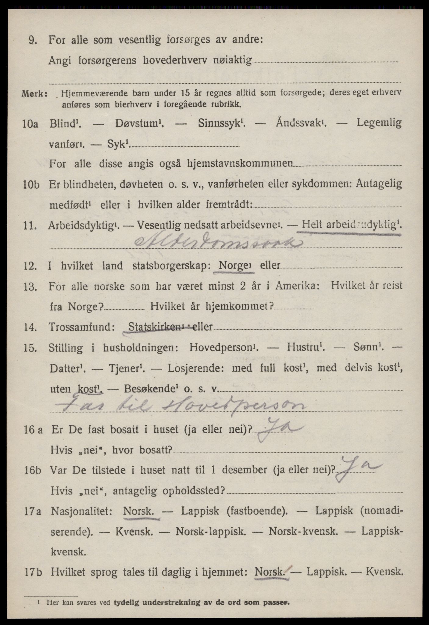 SAT, 1920 census for Meldal, 1920, p. 8716