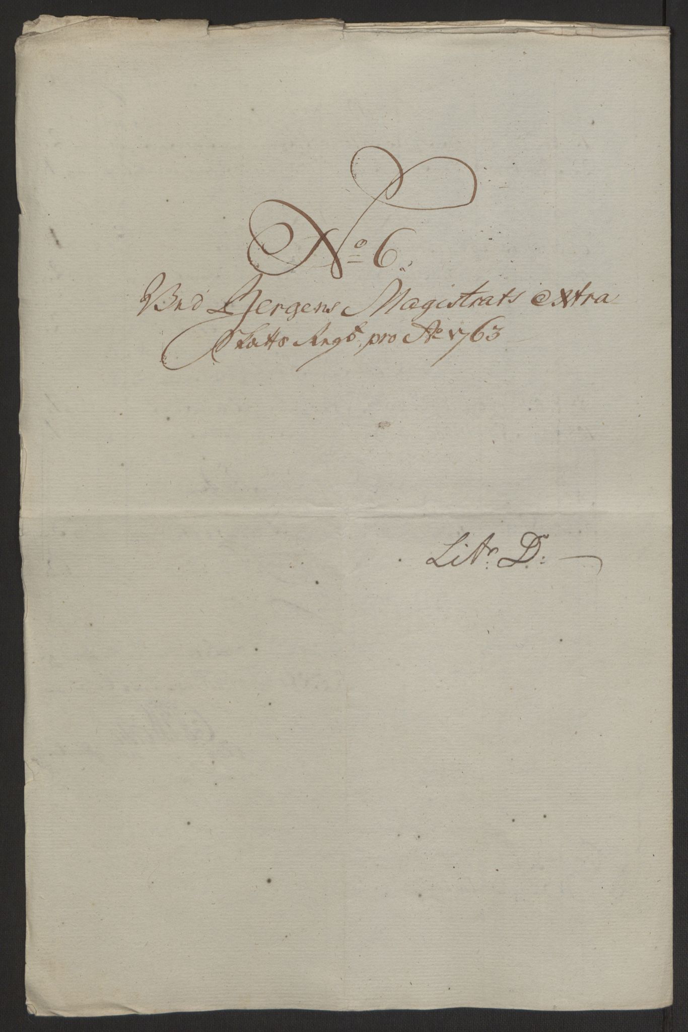 Rentekammeret inntil 1814, Reviderte regnskaper, Byregnskaper, AV/RA-EA-4066/R/Rp/L0366/0001: [P20] Kontribusjonsregnskap / Ekstraskatt, 1763, p. 35