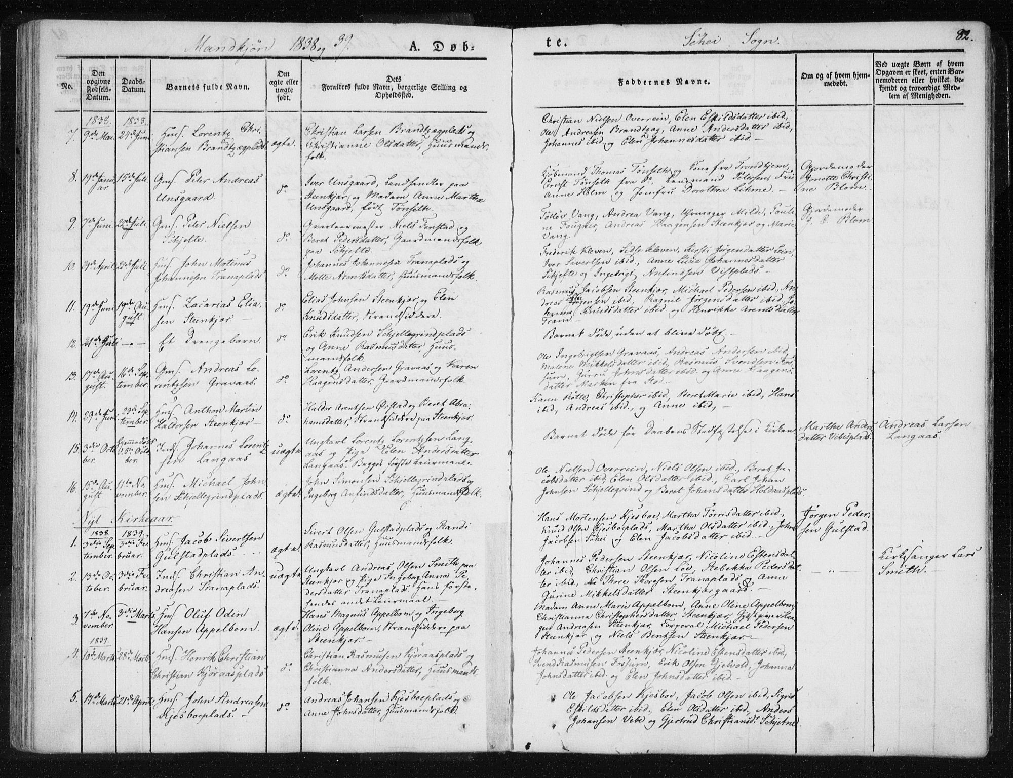 Ministerialprotokoller, klokkerbøker og fødselsregistre - Nord-Trøndelag, SAT/A-1458/735/L0339: Parish register (official) no. 735A06 /2, 1836-1848, p. 82
