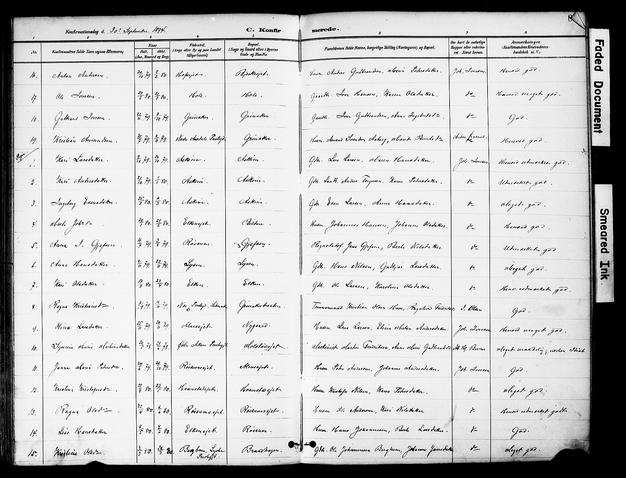 Brandbu prestekontor, SAH/PREST-114/H/Ha/Hab/L0006: Parish register (copy) no. 6, 1893-1902, p. 81