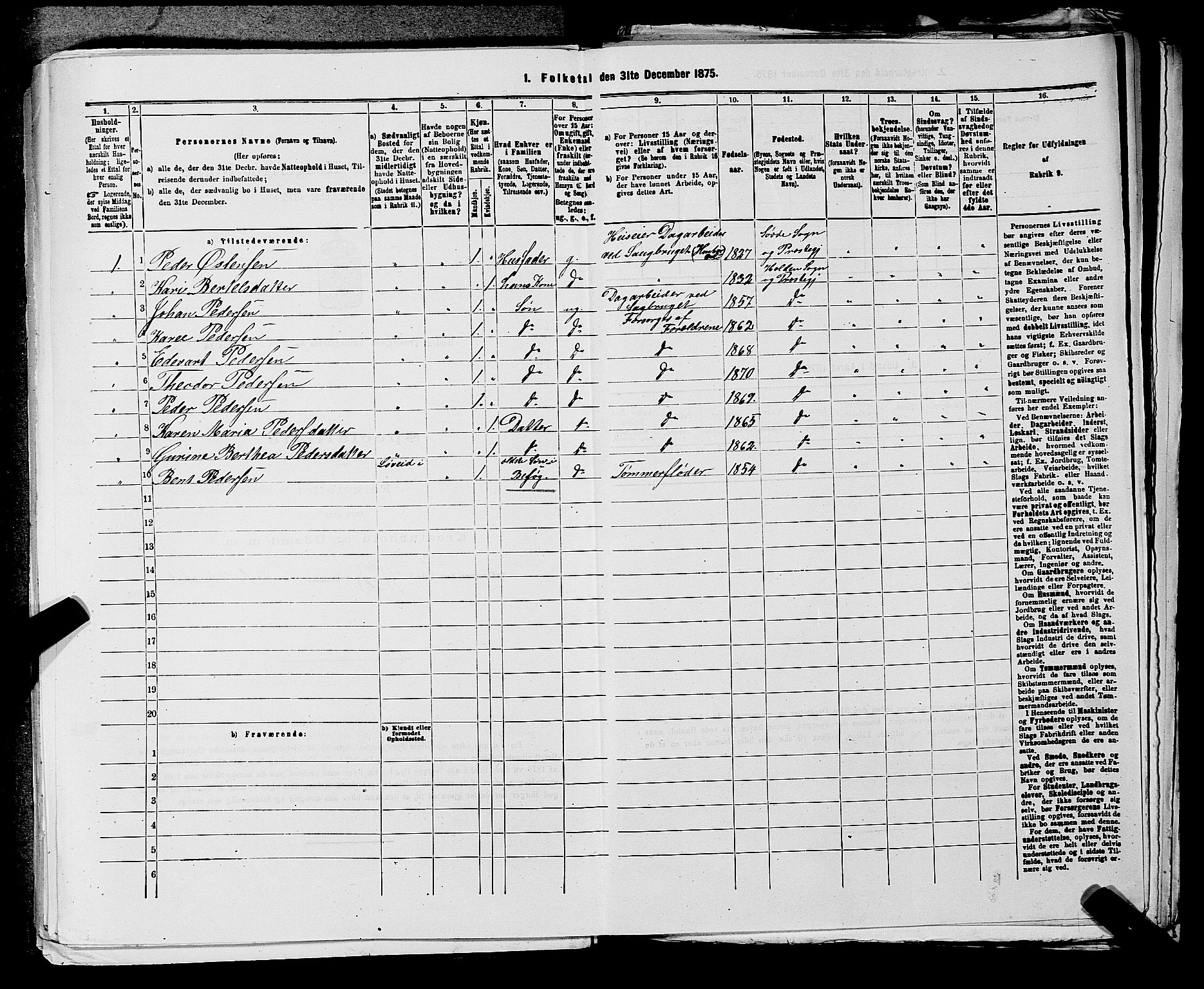 SAKO, 1875 census for 0819P Holla, 1875, p. 1069