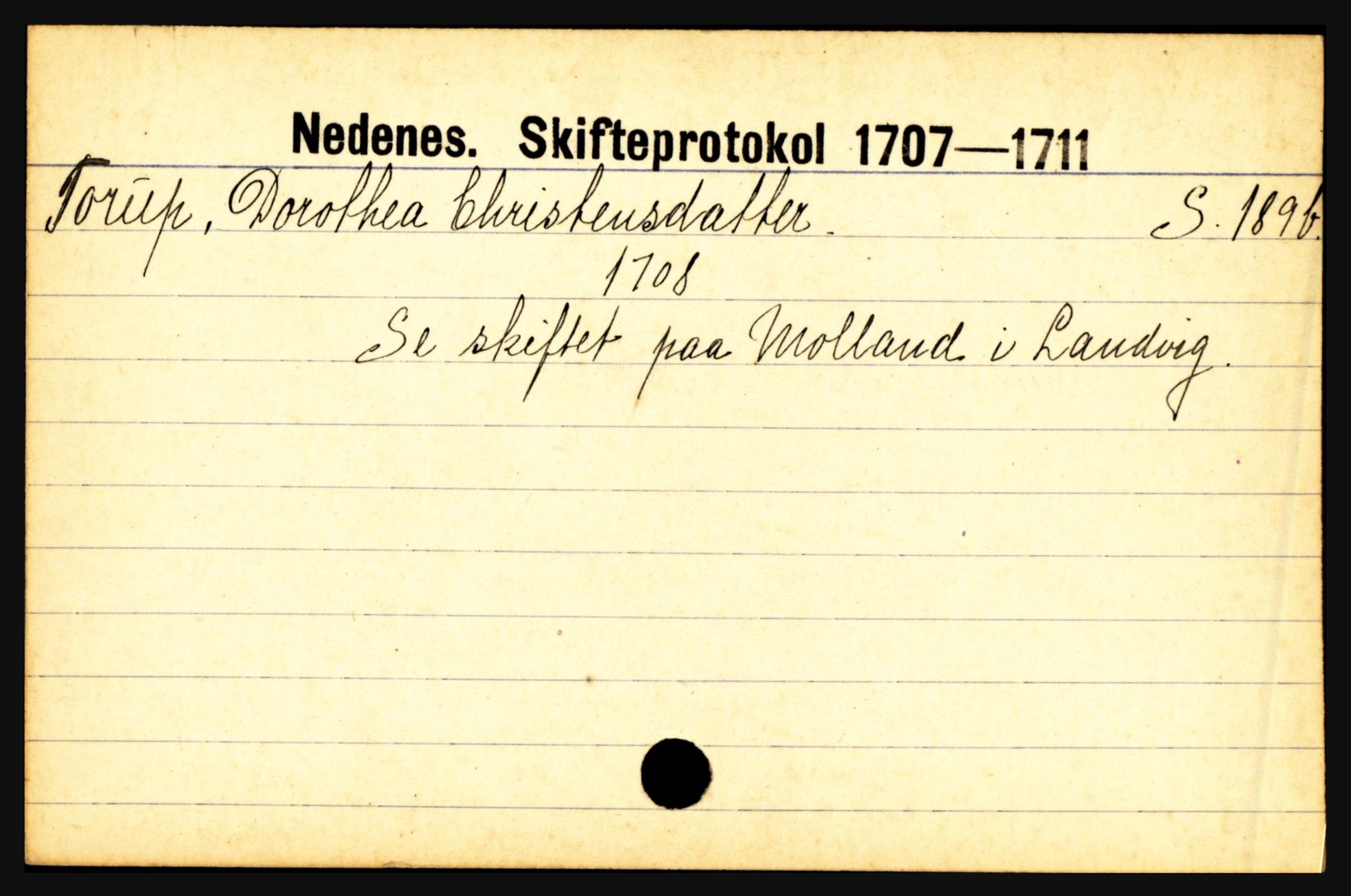 Nedenes sorenskriveri før 1824, AV/SAK-1221-0007/H, p. 30421