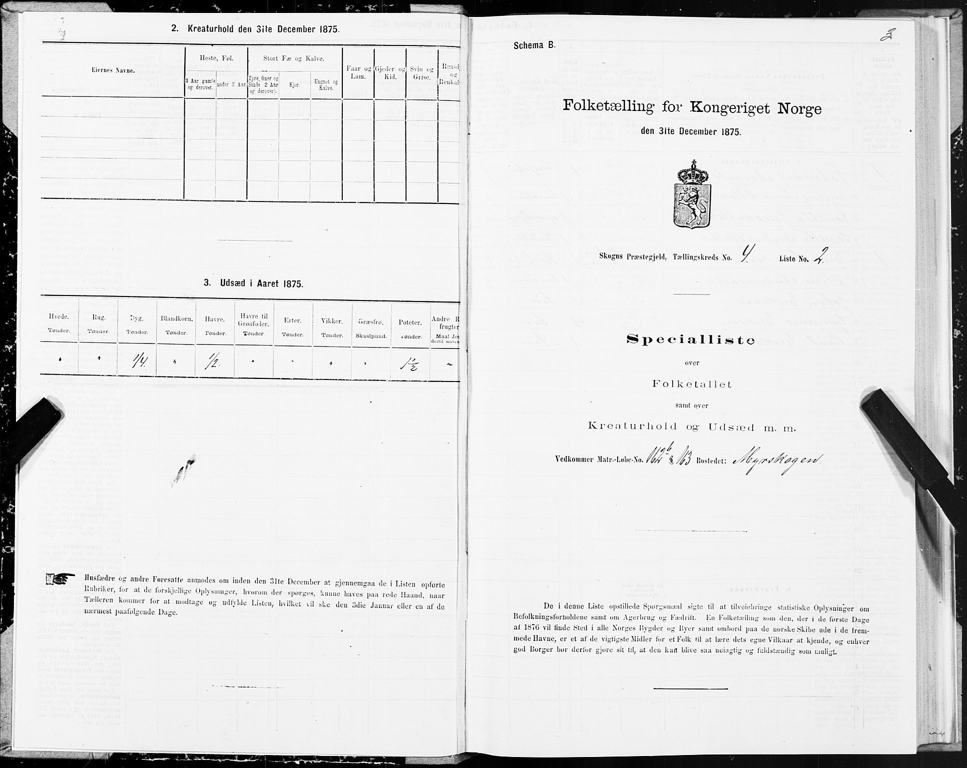 SAT, 1875 census for 1719P Skogn, 1875, p. 4003