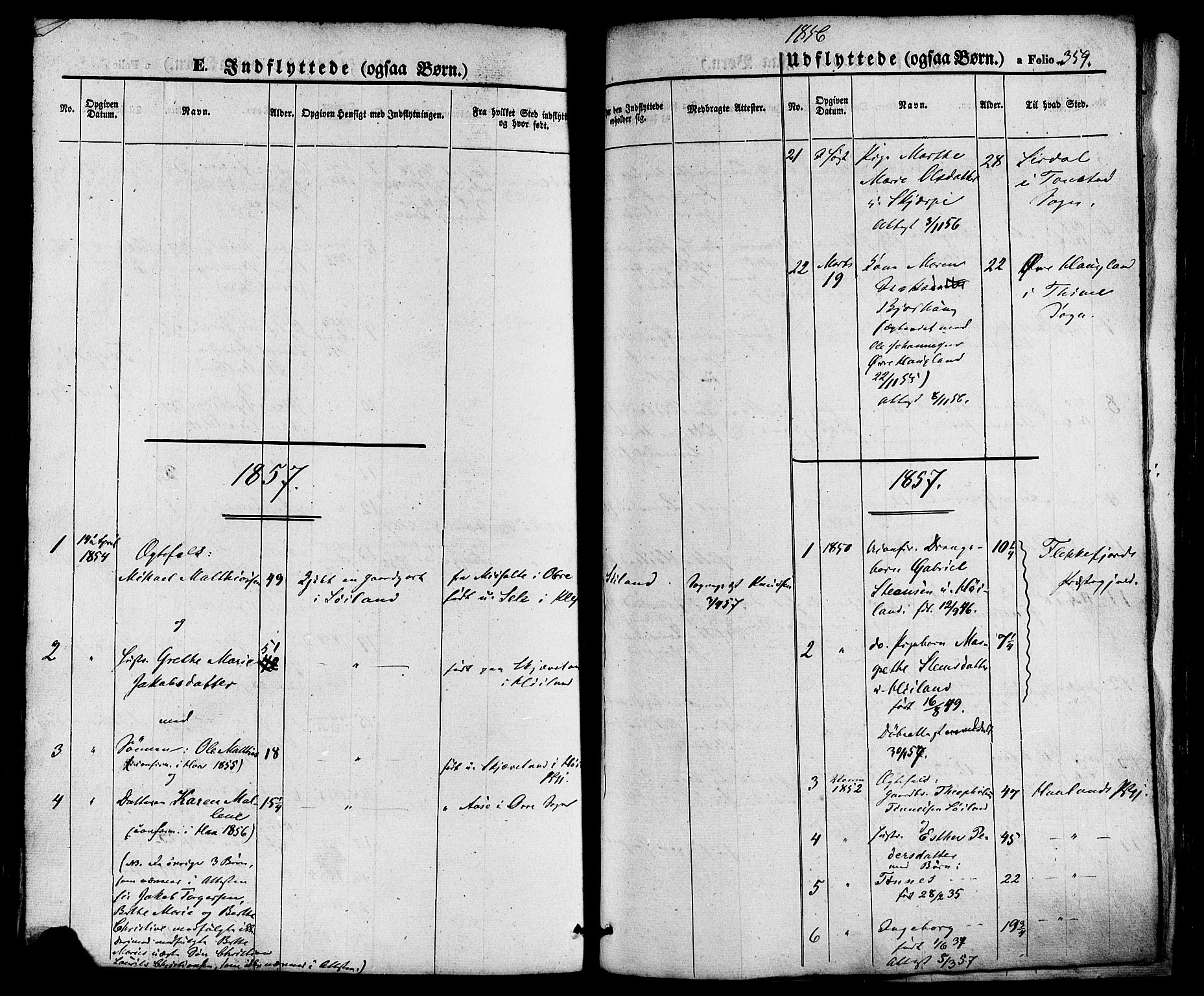 Hå sokneprestkontor, AV/SAST-A-101801/001/30BA/L0008: Parish register (official) no. A 7, 1853-1878, p. 359